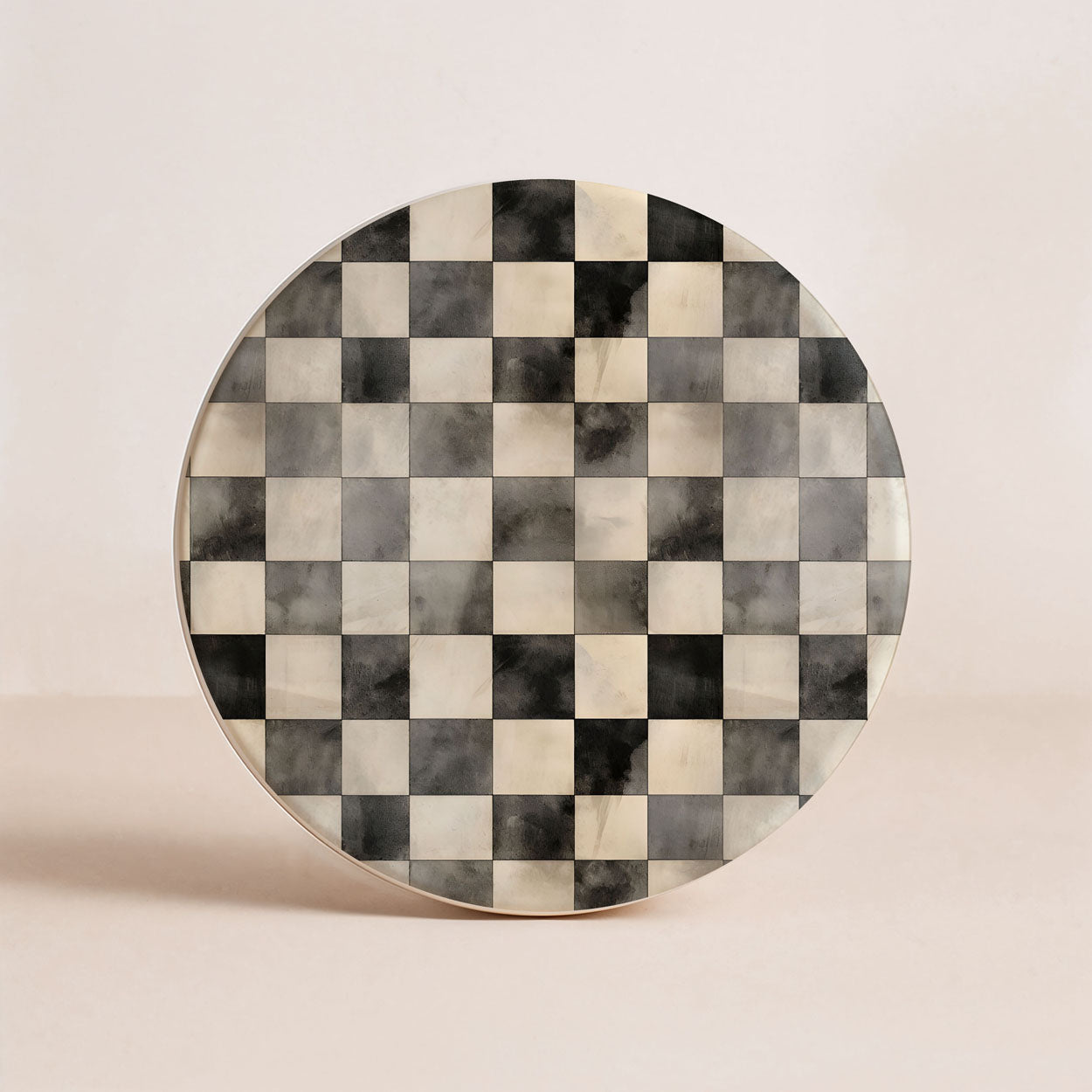 Courtly Check Coasters