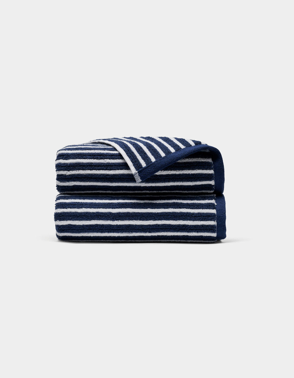 Ribbed Terry Bath Towel Set