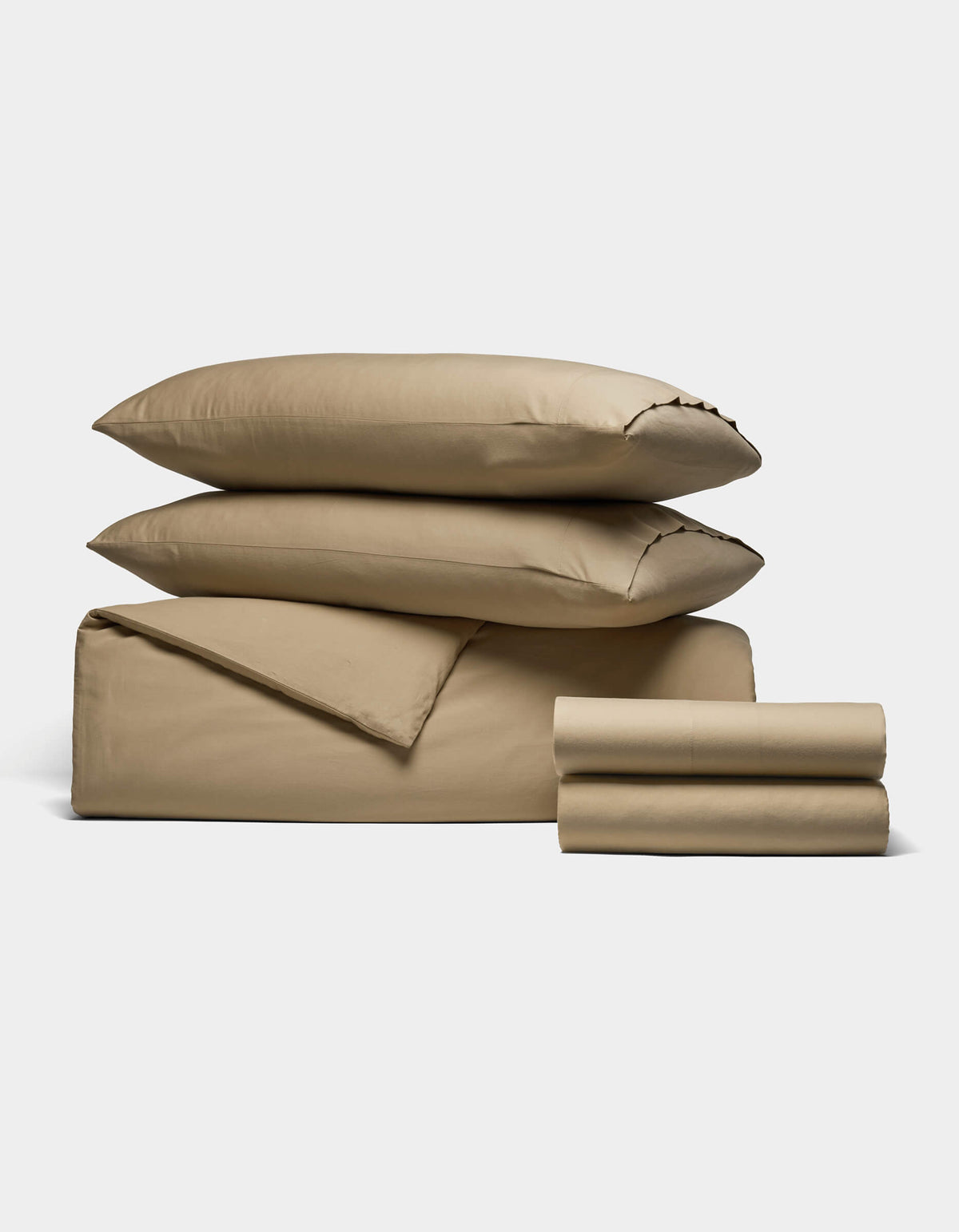 Soft-Wash Cotton Bedding Deluxe Bundle - Silk