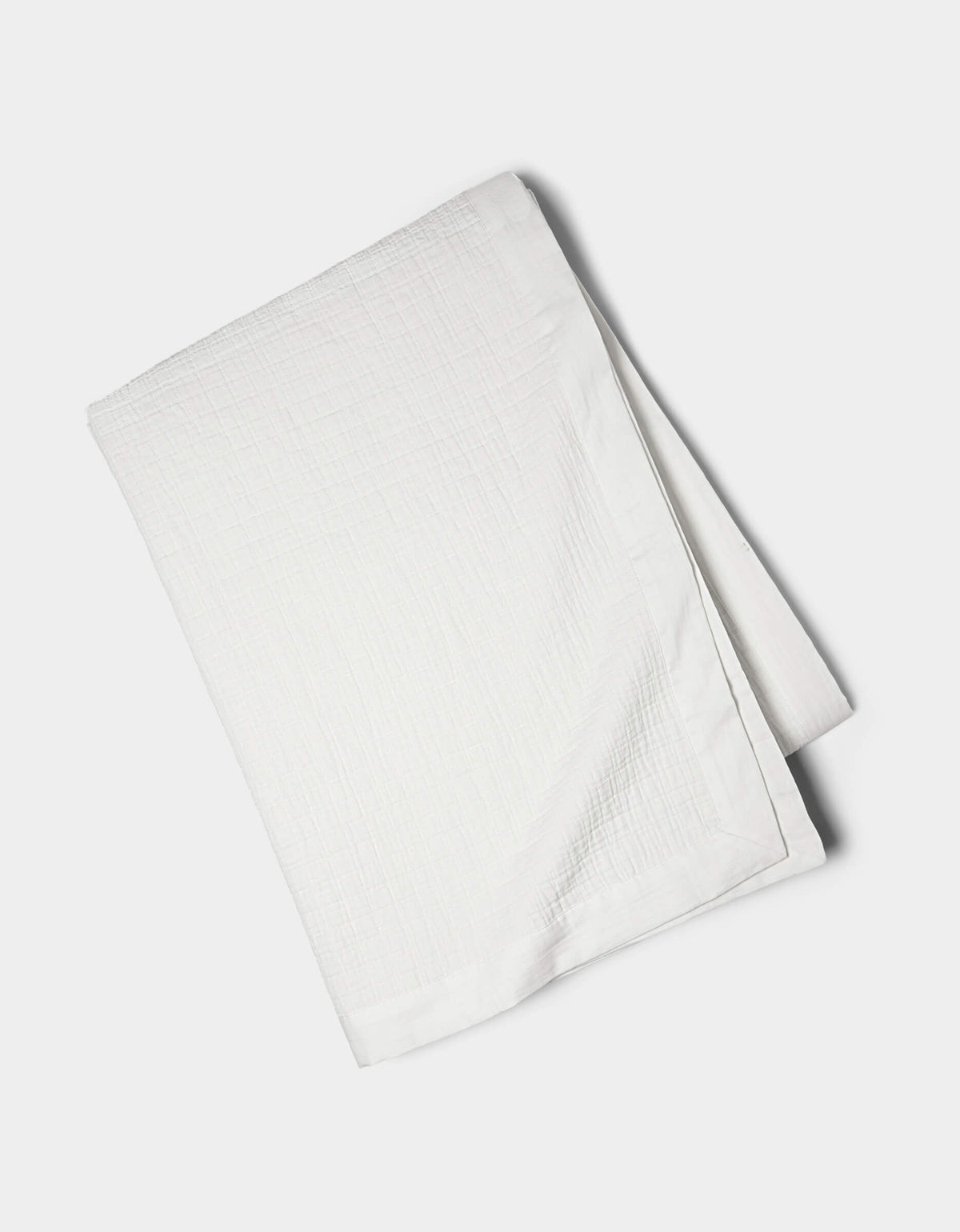 Waterfront Grid Matelasse Blanket
