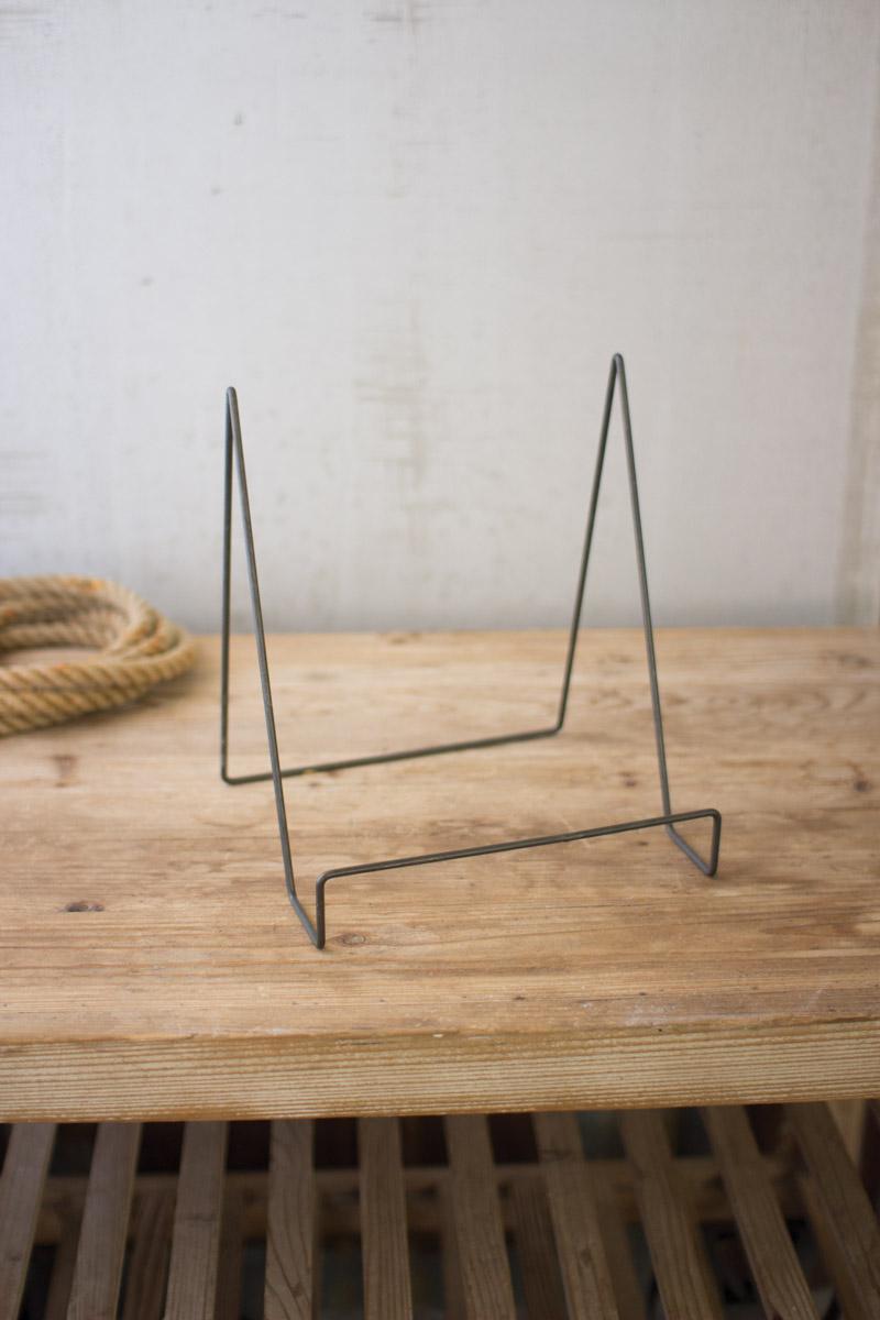 Wire Easel with Brass Finish \ Large