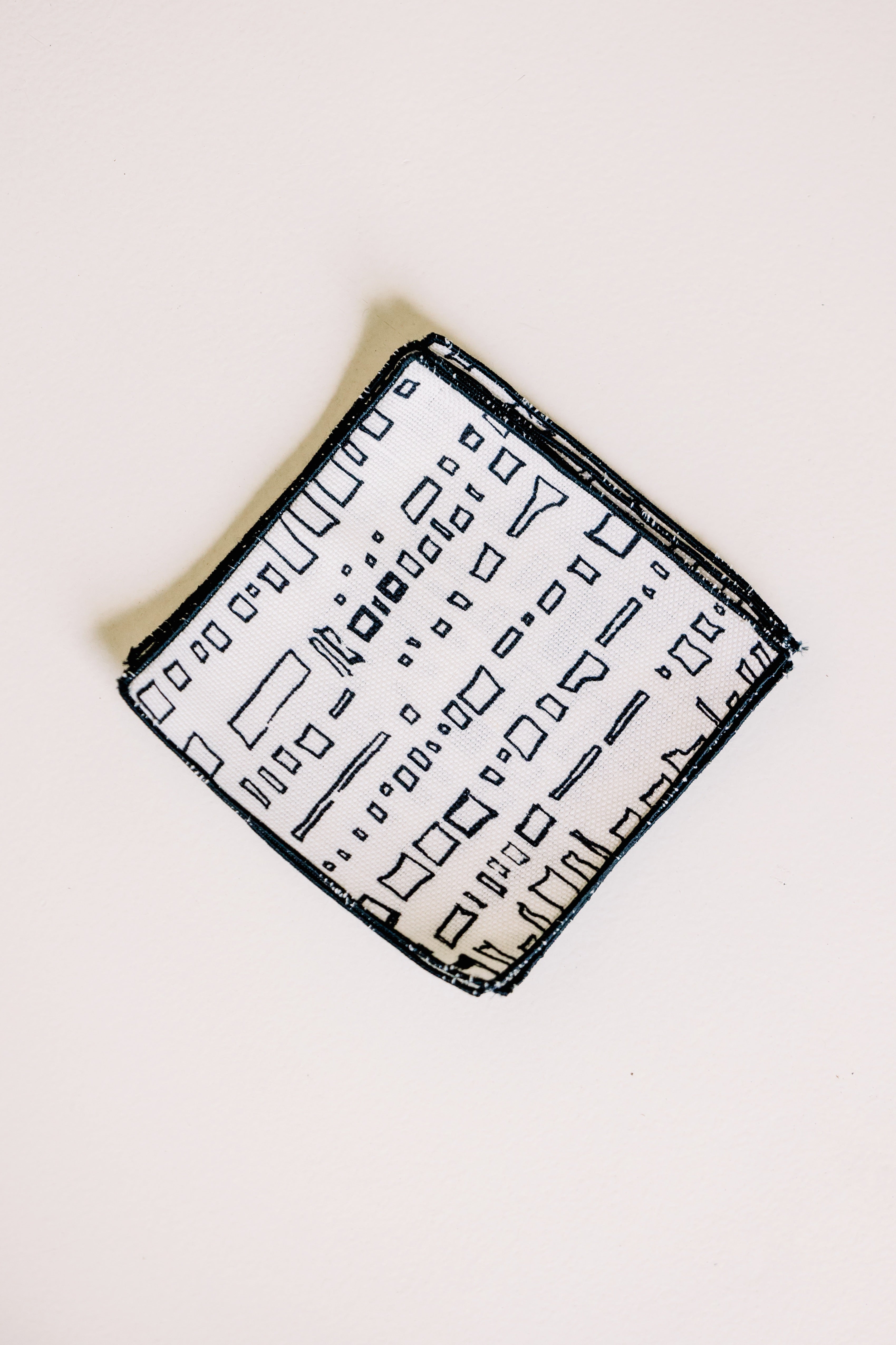 Capistrano in Clairvoyant 5" x 5" Cocktail Napkin - Set of 4