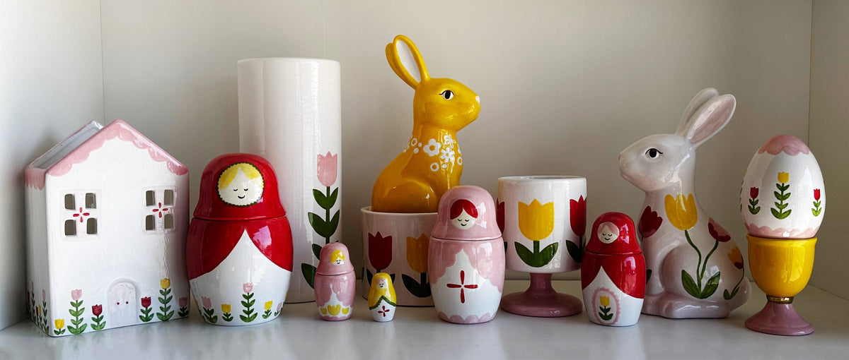 Tulip Fever Column Vase
