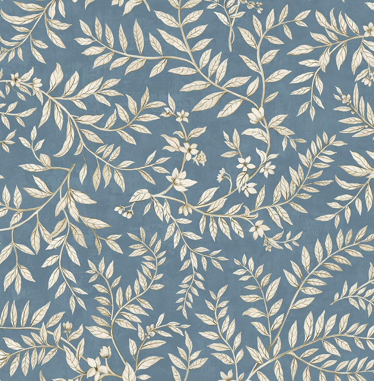 Vining Leaf Trail Premium Matte Non-Woven Peel and Stick Wallpaper