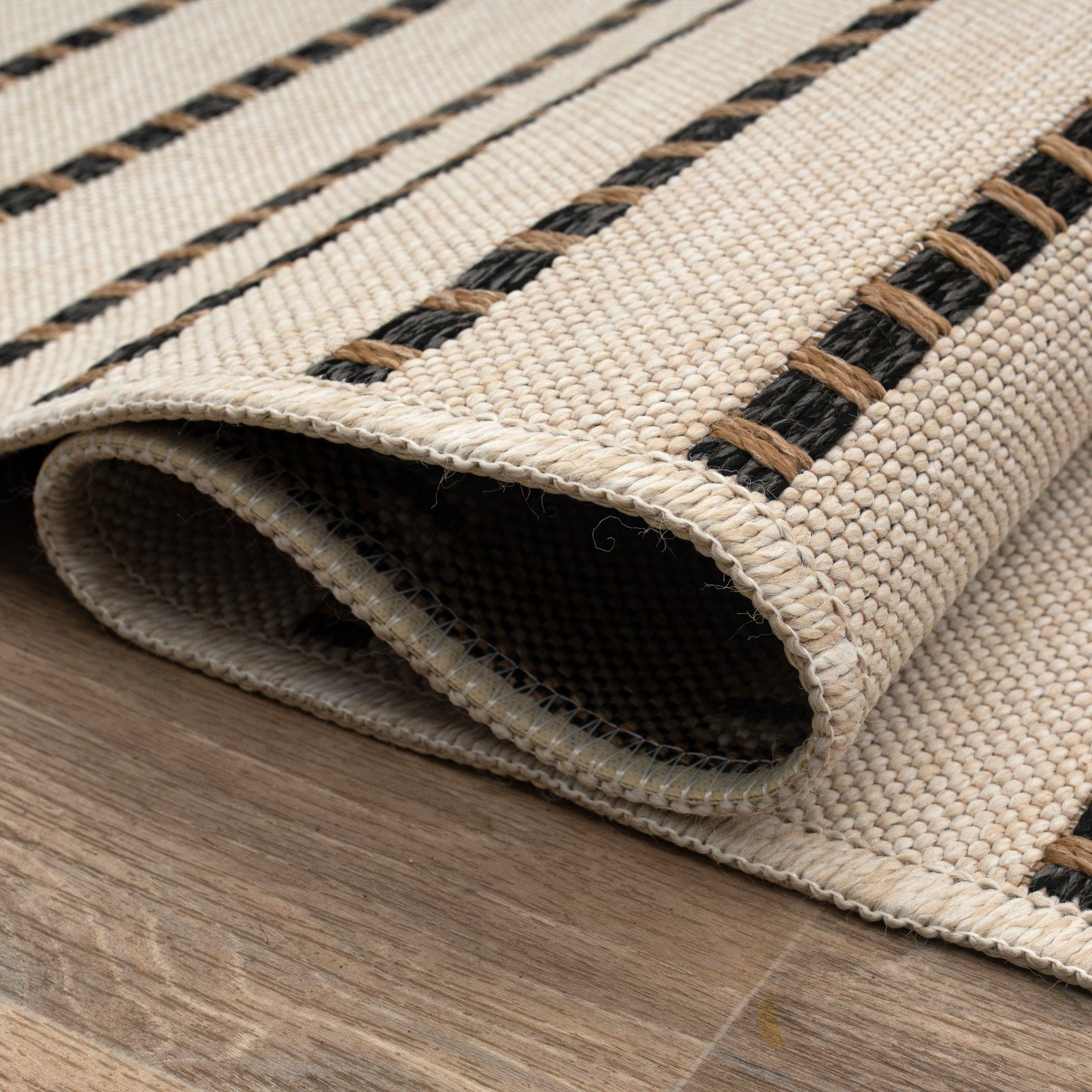 East Green Ottenby Dashed Stripe Outdoor Area Rug