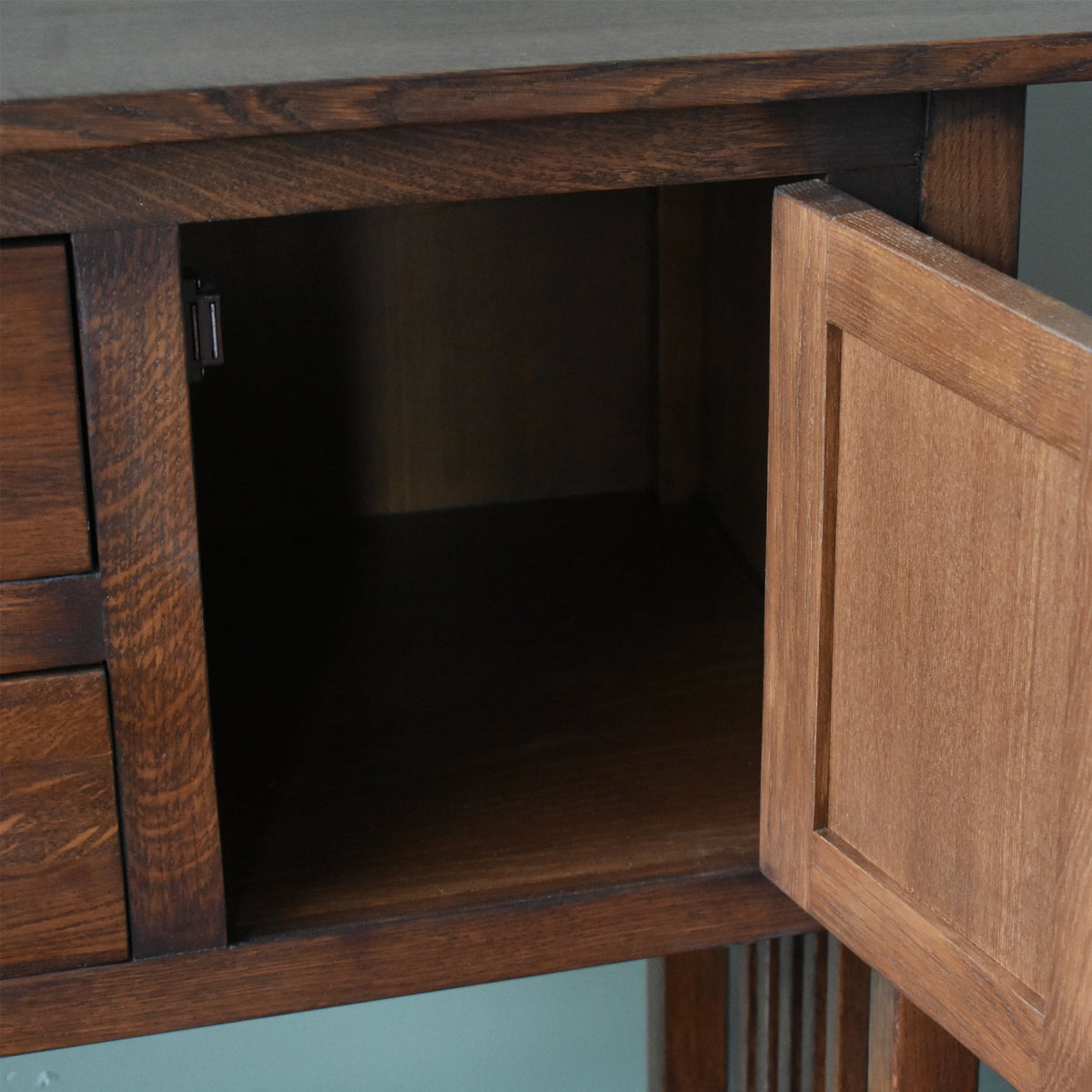 Mission Solid Oak Buffet / Console Table - Walnut - 52"