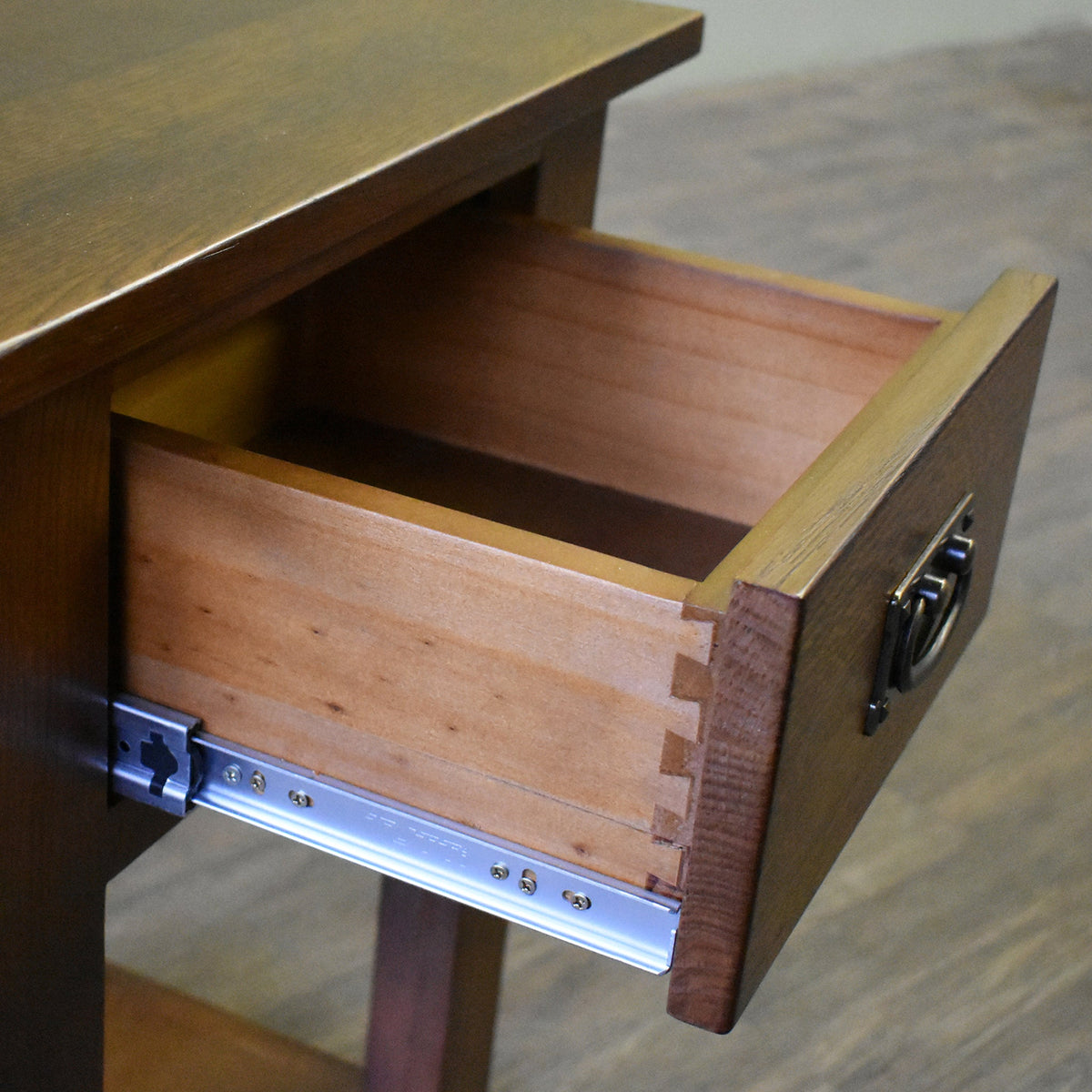 Mission 1 Drawer Nightstand - Walnut (AW)