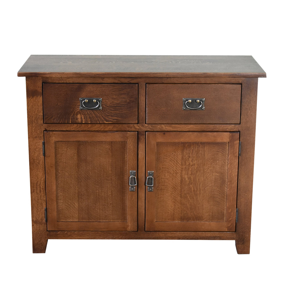 Mission 2-Door 2-Drawer Sideboard, Console – Walnut Finish