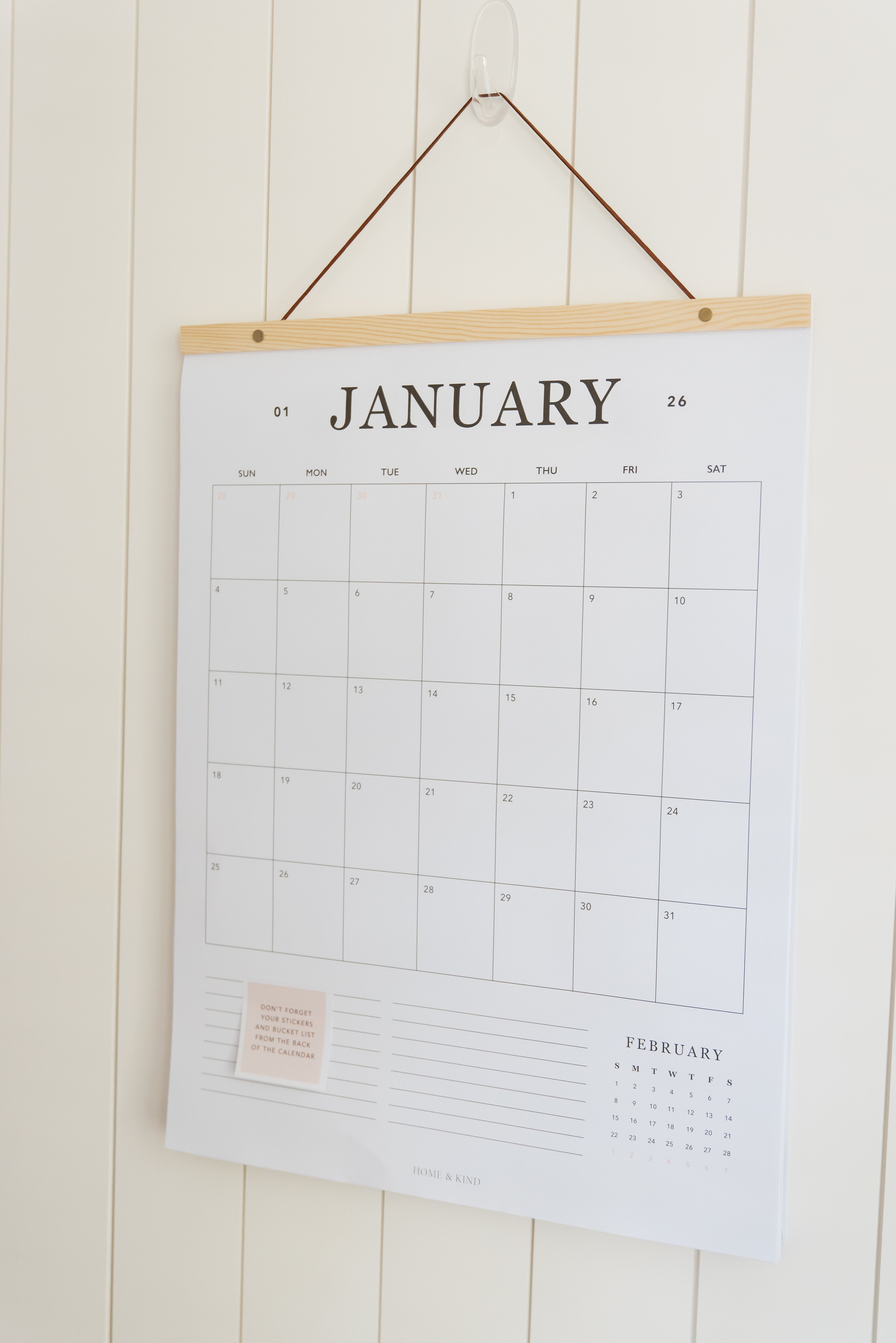 2027 Family Wall Calendar