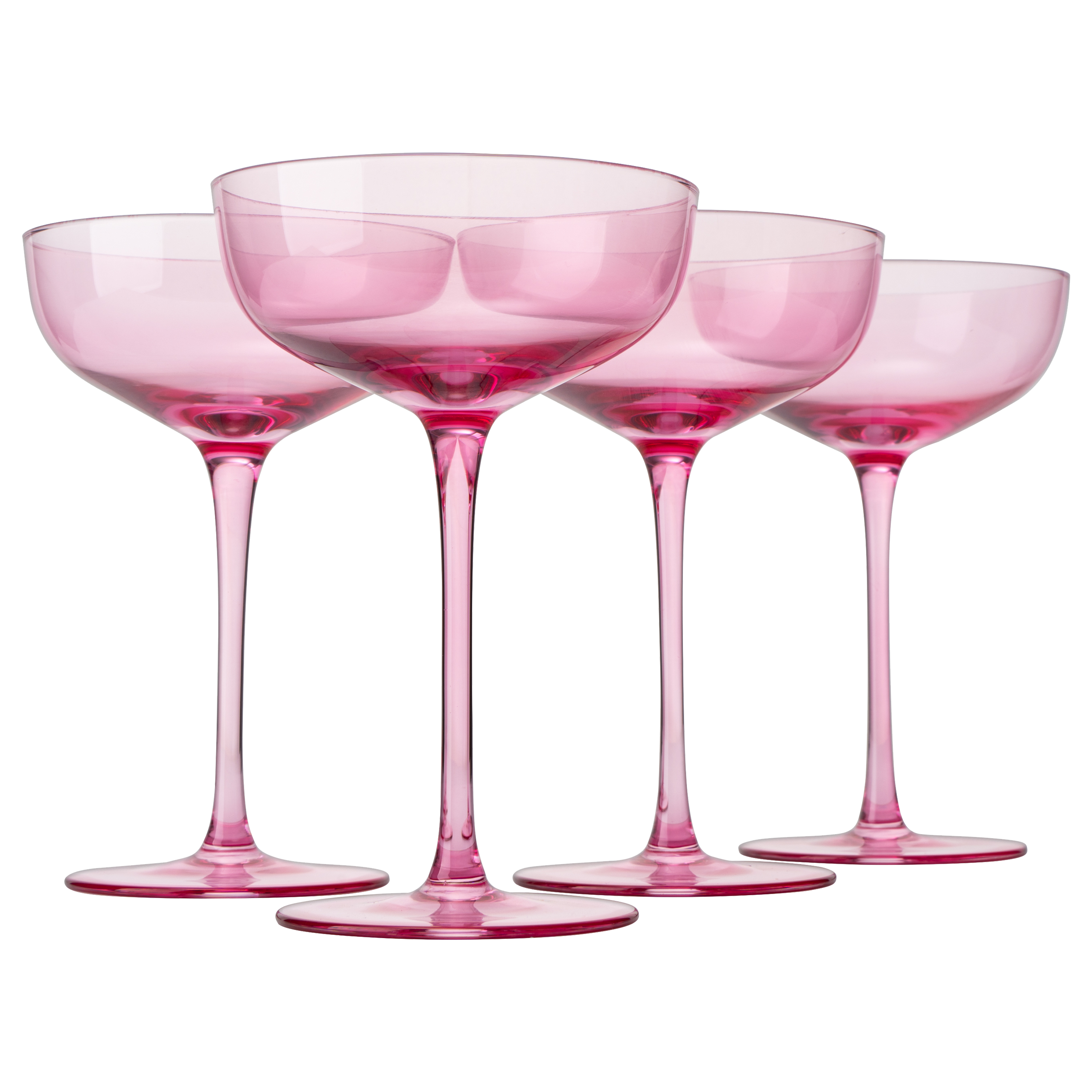 Colored Coupe Glass 7OZ Set Of 4 By Colorful Champagne Cocktail Glasses Fancy Manhat