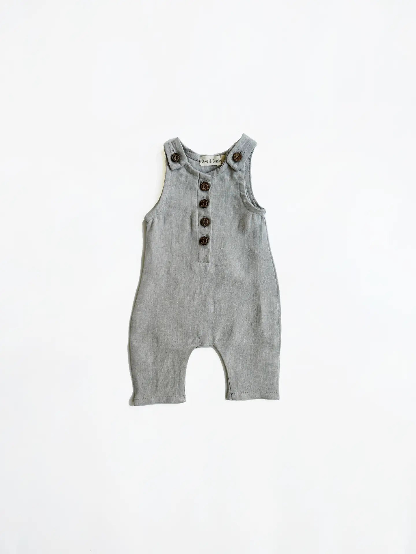 Pierre ll Linen Overall Buttoned Jumper
