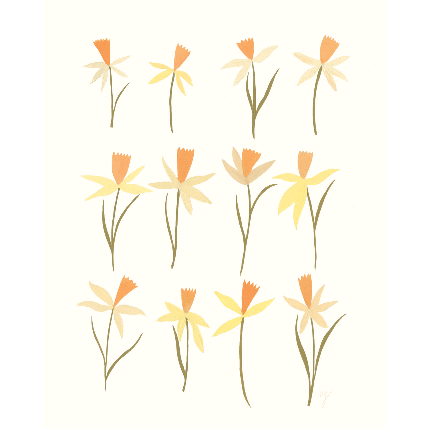 Daffodils Print