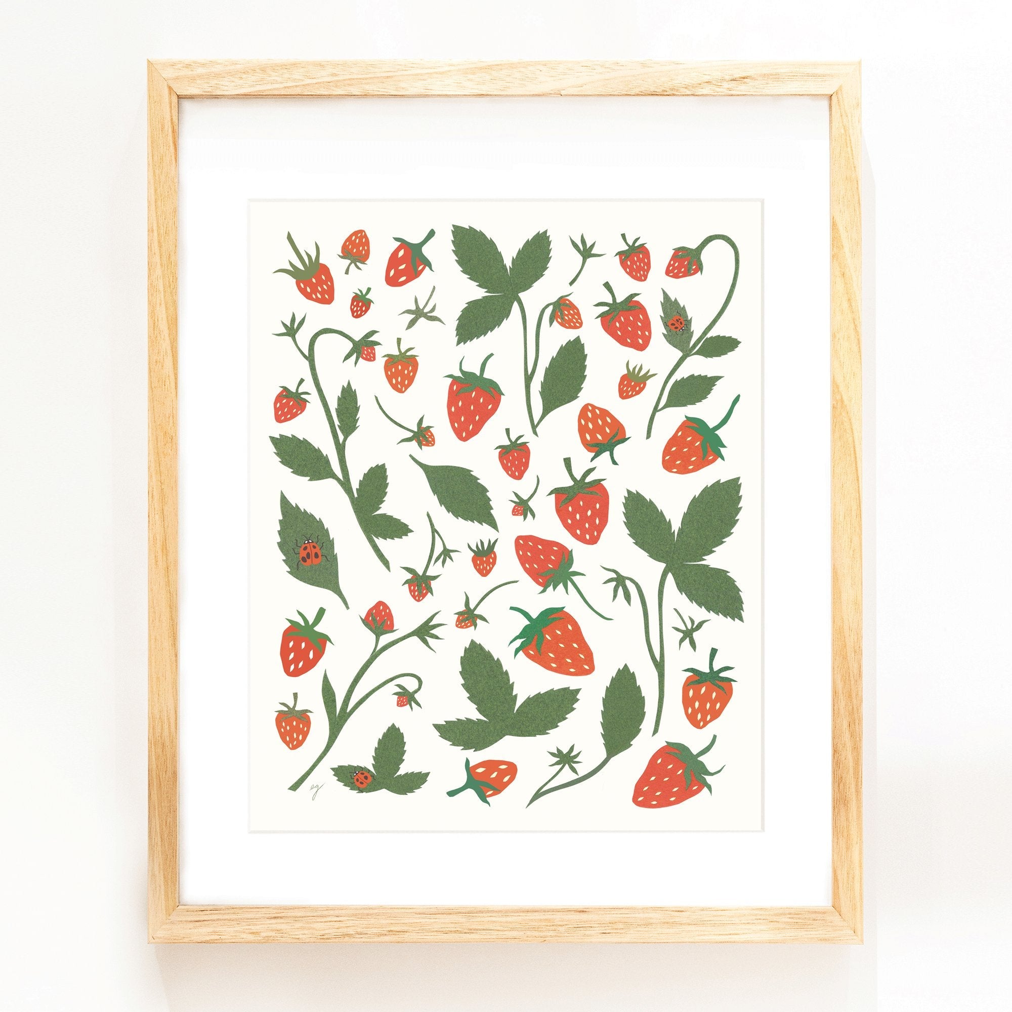 Strawberries Print