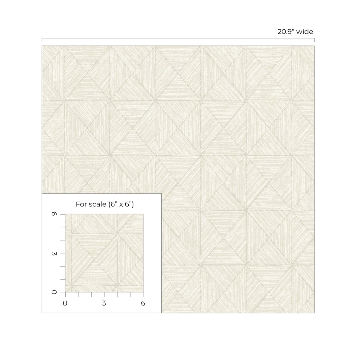 Neutral Elements Lunoria Geometric Unpasted Wallpaper