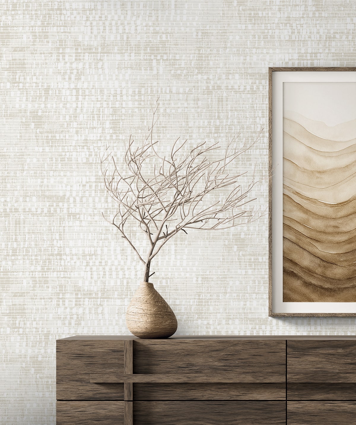 Neutral Elements Nimbus Abstract Unpasted Wallpaper