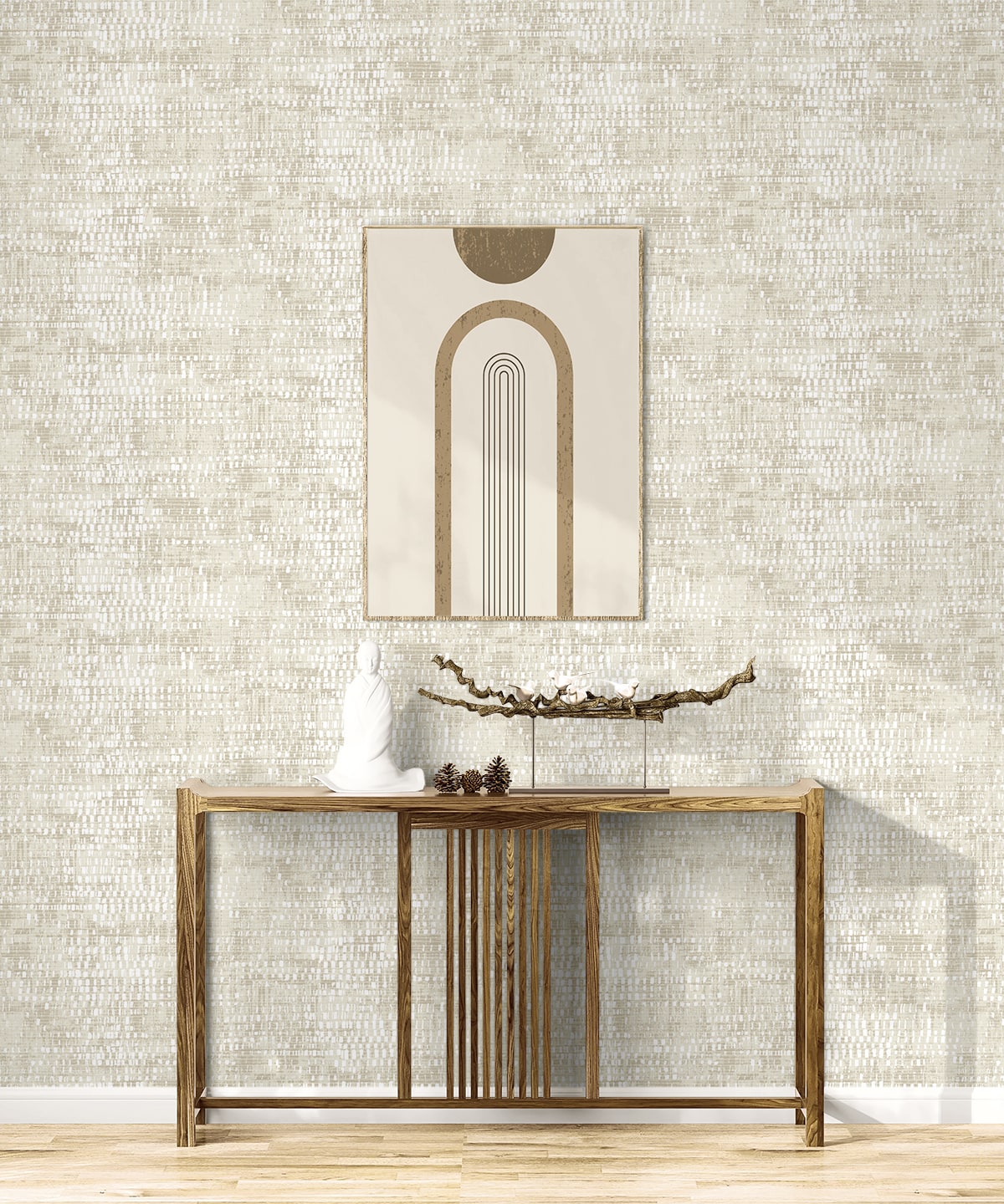 Neutral Elements Nimbus Abstract Unpasted Wallpaper