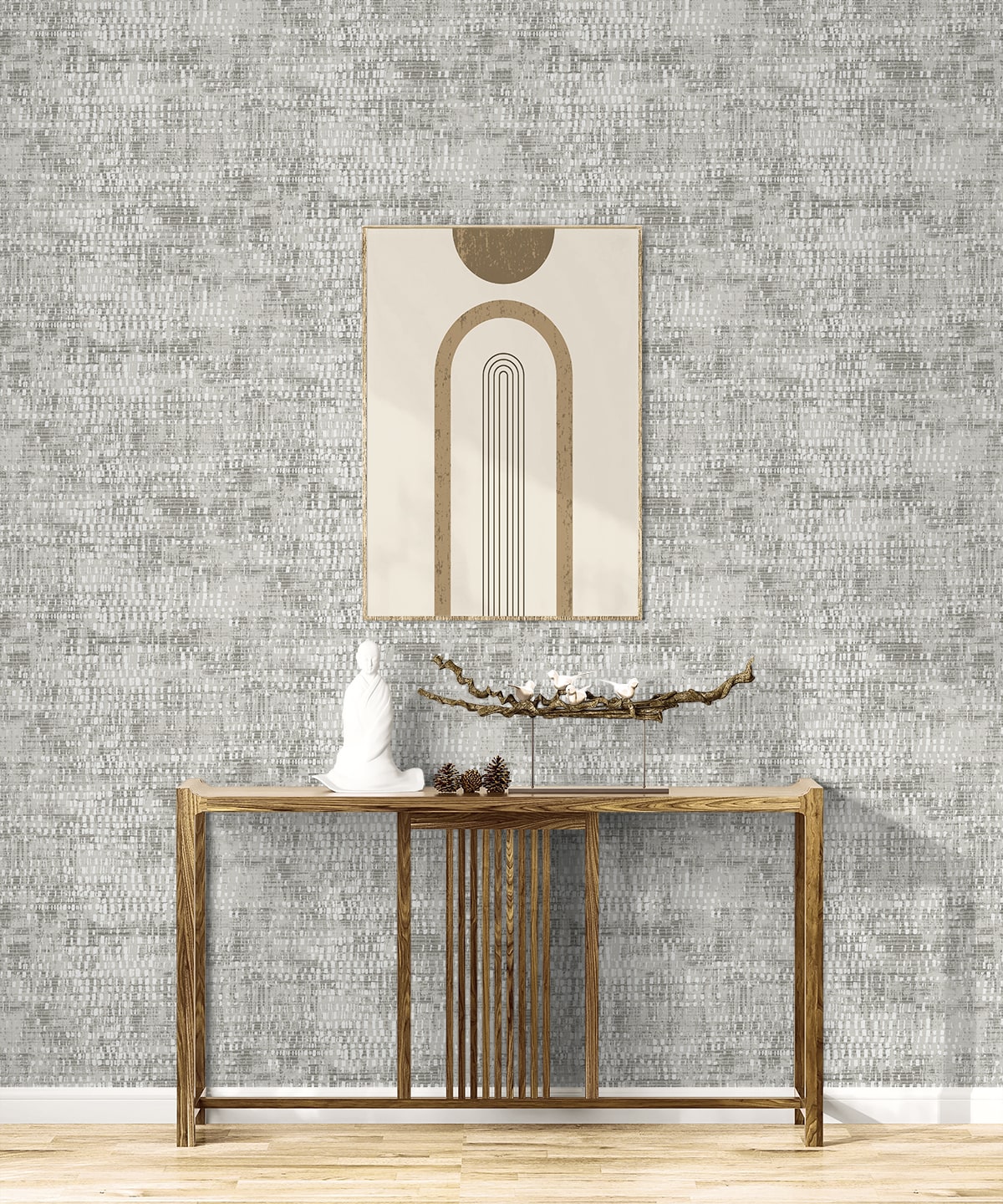 Neutral Elements Nimbus Abstract Unpasted Wallpaper