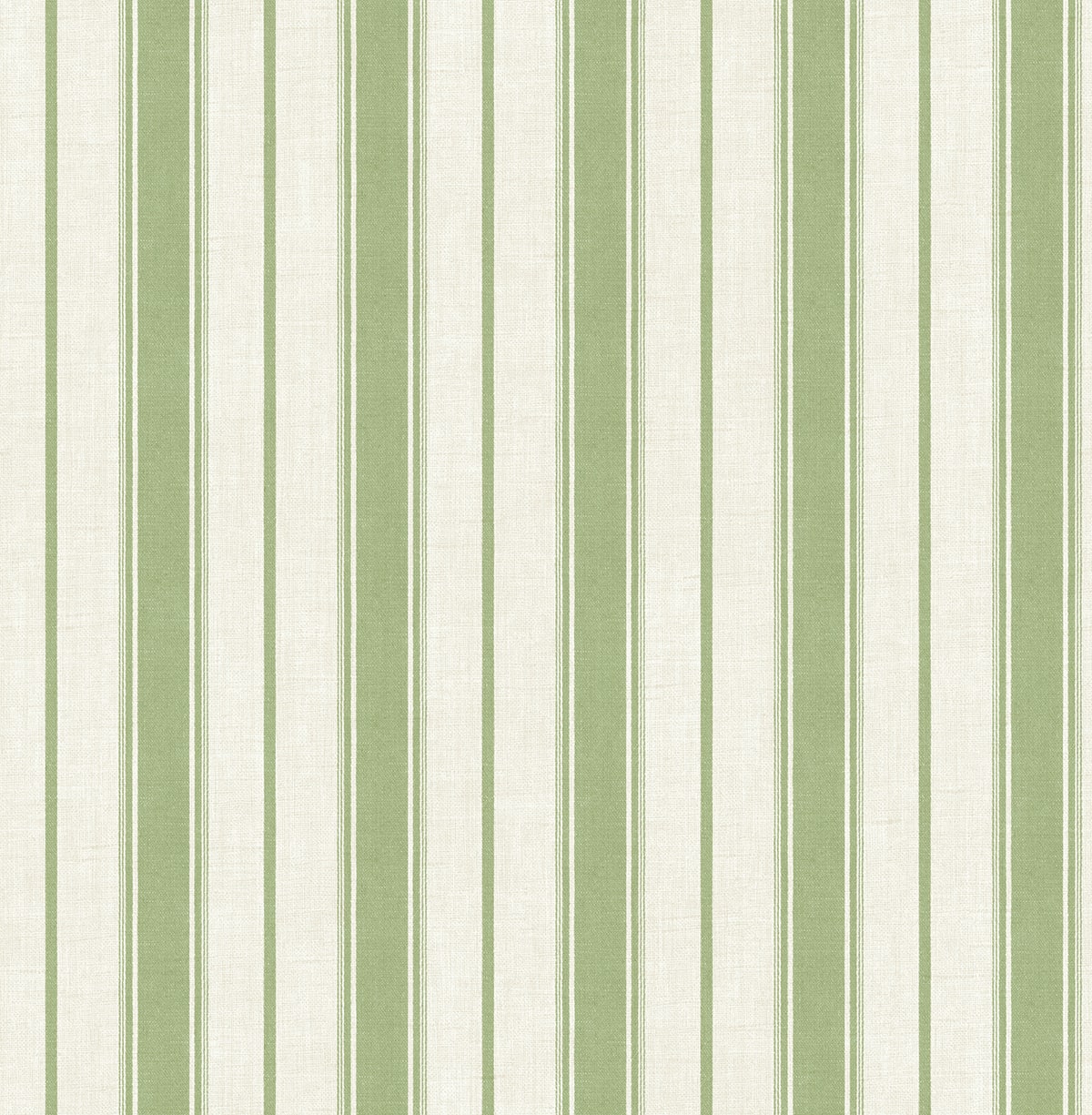 French Country Eliott Linen Stripe Unpasted Wallpaper
