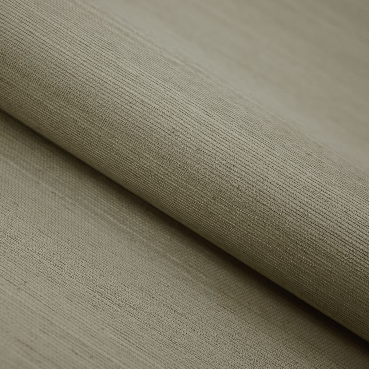 Taupe Smoke Sisal Grasscloth Unpasted Wallpaper