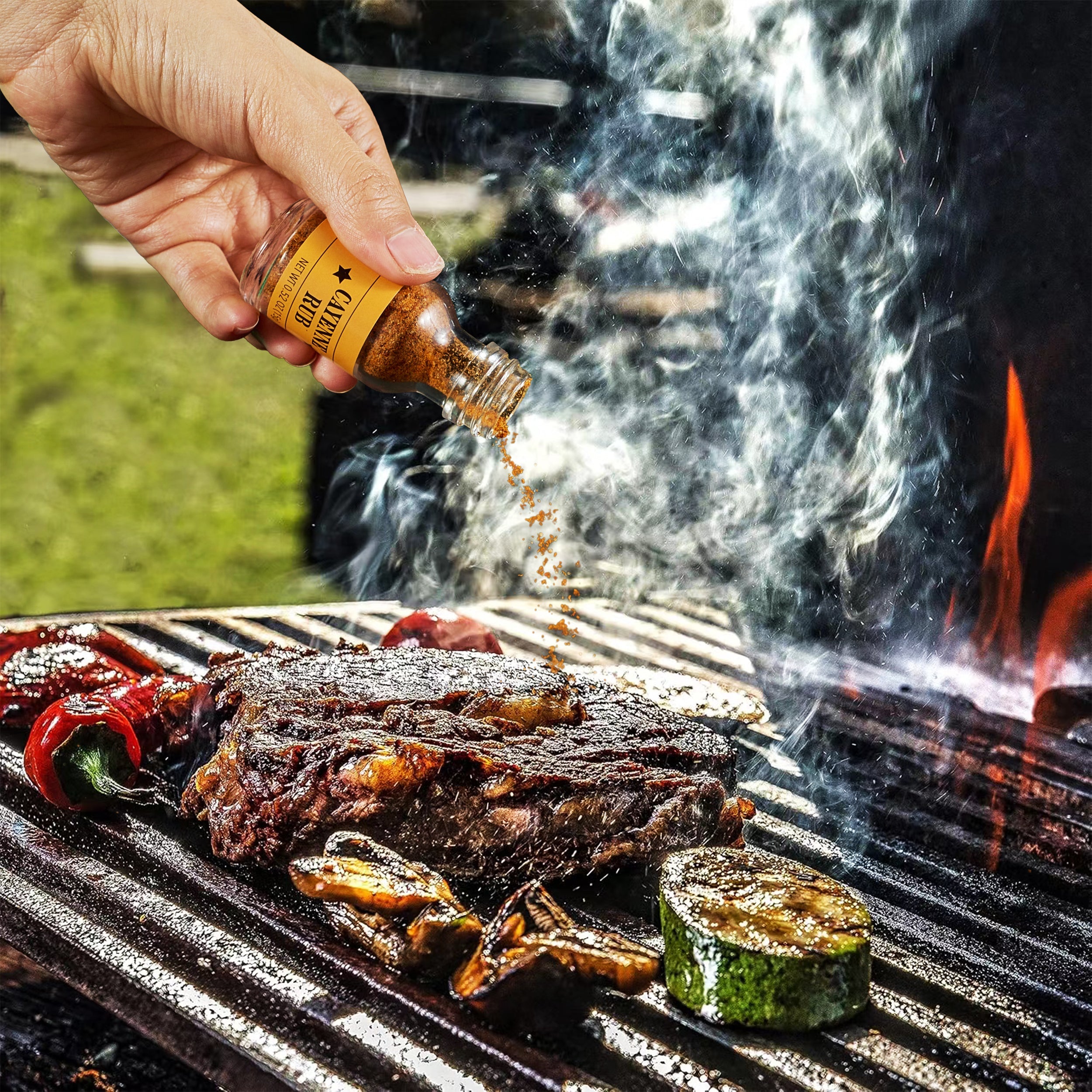 Smokehouse Bbq Gourmet Grilling Spice Set 10 Set Glass Bottle Seasonings Grill Seasoning Flavors Inc