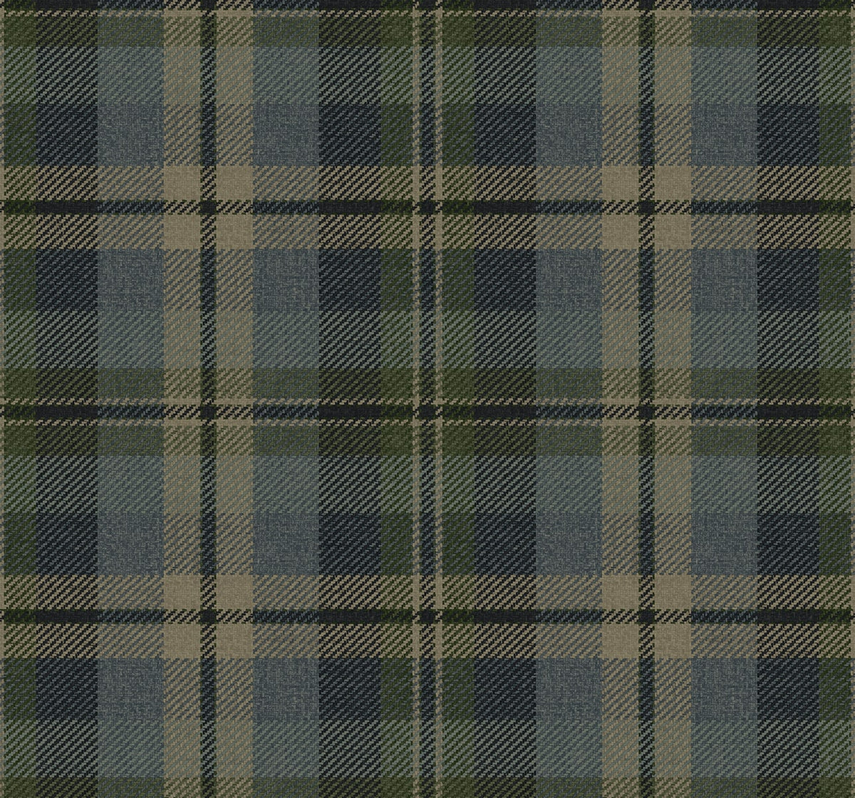 Thornbury Tailored Plaid Peel and Stick Removable Wallpaper