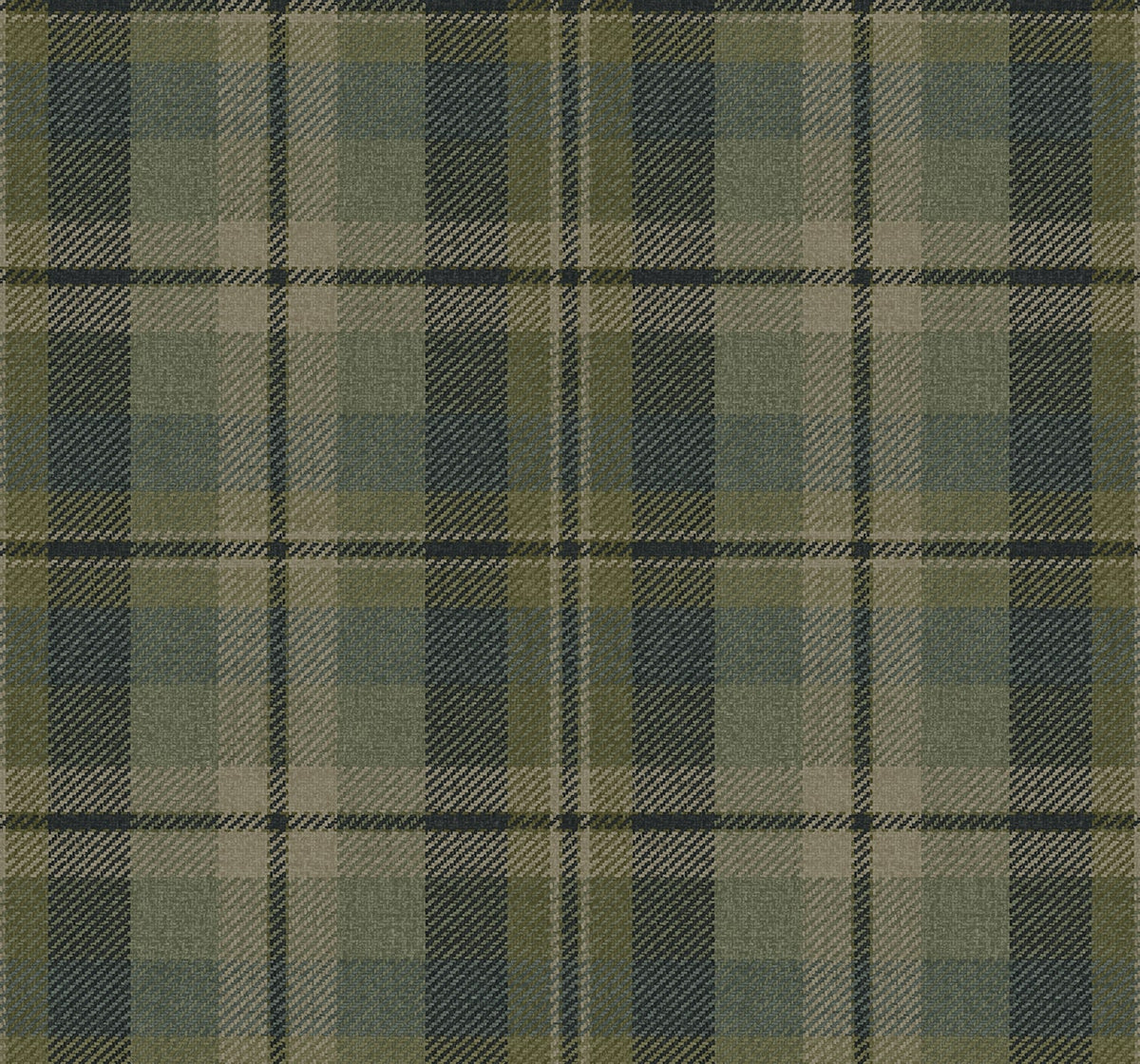 Thornbury Tailored Plaid Peel and Stick Removable Wallpaper