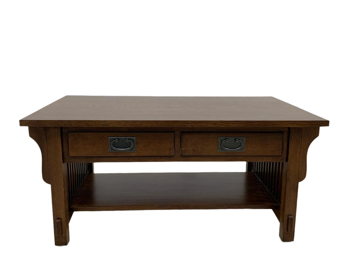 Mission Crofter 4 Drawer Coffee Table with Spindles - 40"