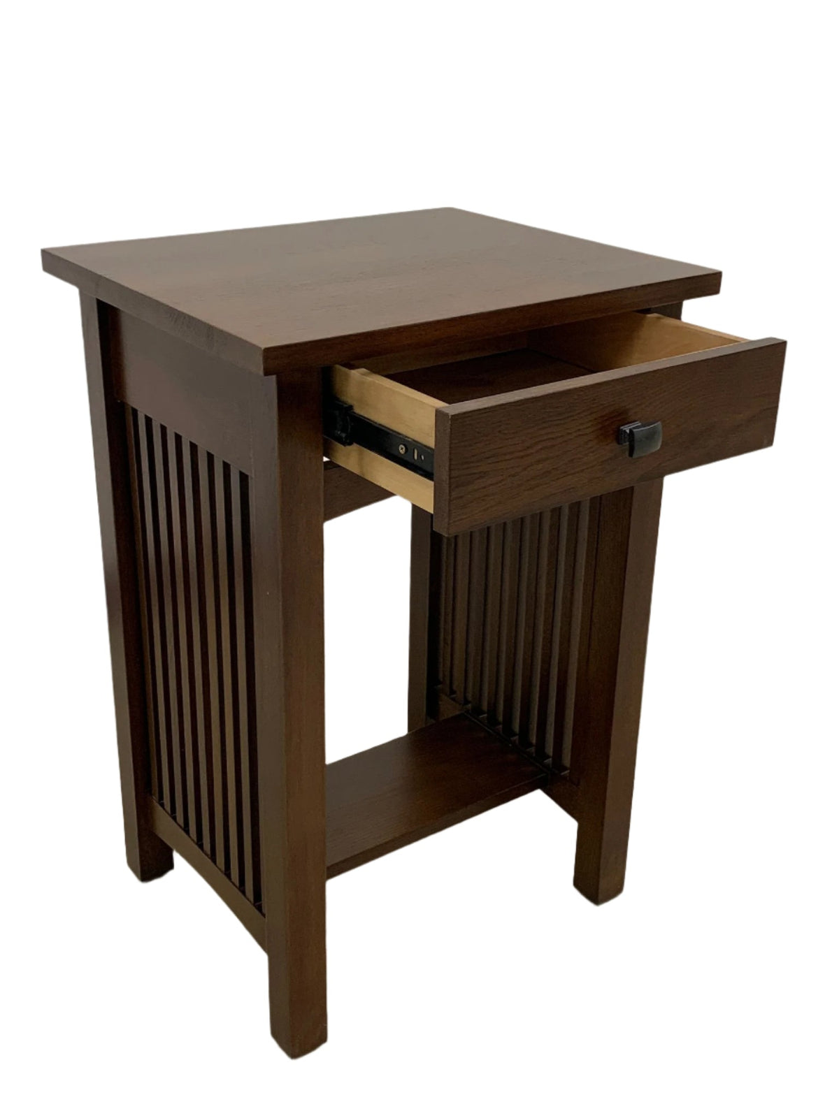 Mission 1 Drawer Spindle End Table