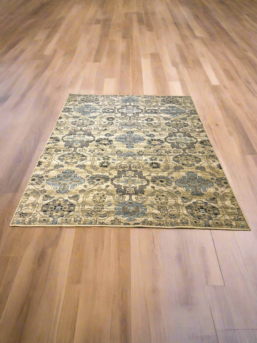 Persian-Inspired. Modern Defined. Turkish Made Rug, size 5' 4" x 7' 4"