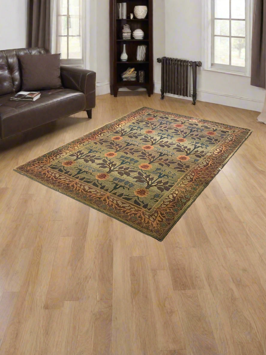 Persian-Inspired. Modern Defined. Turkish Made Rug, size 5' 3" x 7' 6"