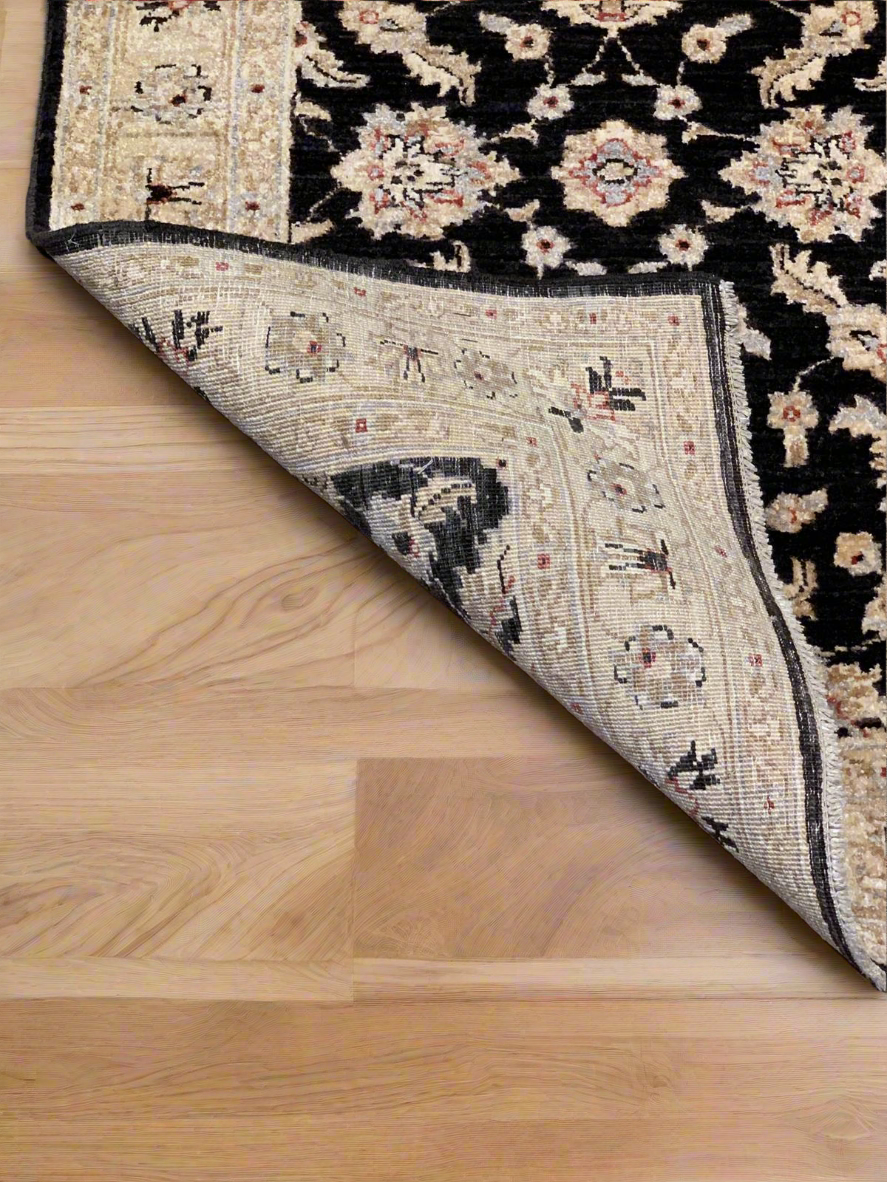 Hand-Knotted Sultanabad Vegetable-Dyed Wool Rug, 2' 9" x 9' 4" (K)