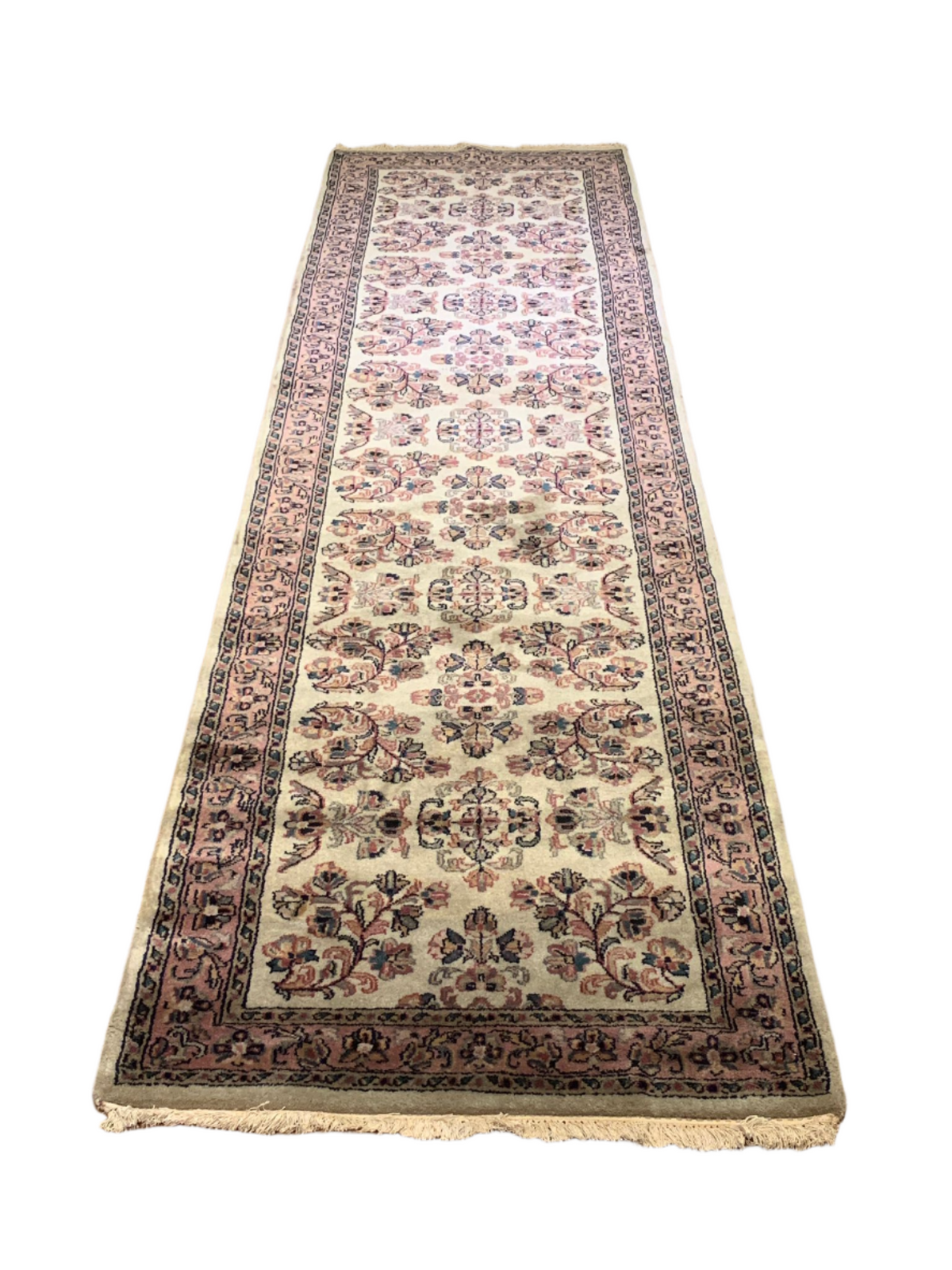 Sultanabad 100% wool Hand Made Rug, 2' 9" x 10' (P)