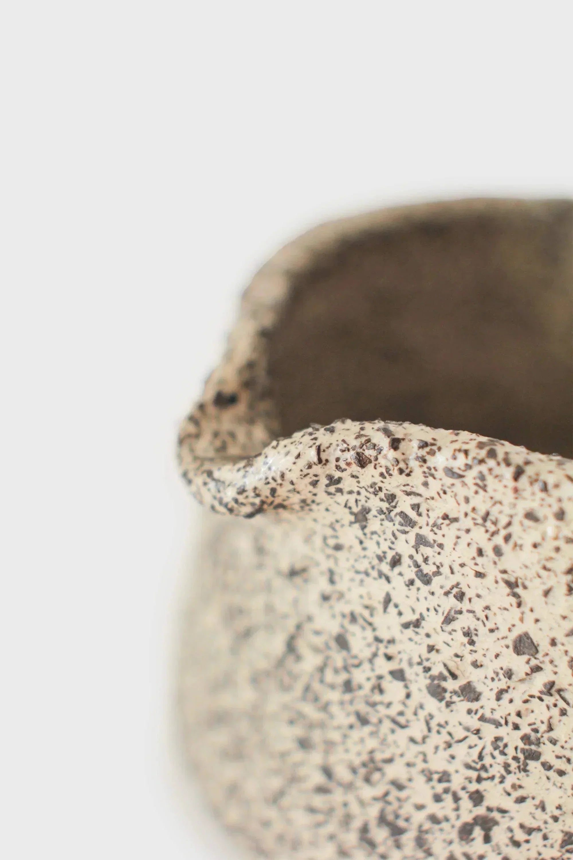 Handmade Stoneware Matcha Bowl - Oats Collection
