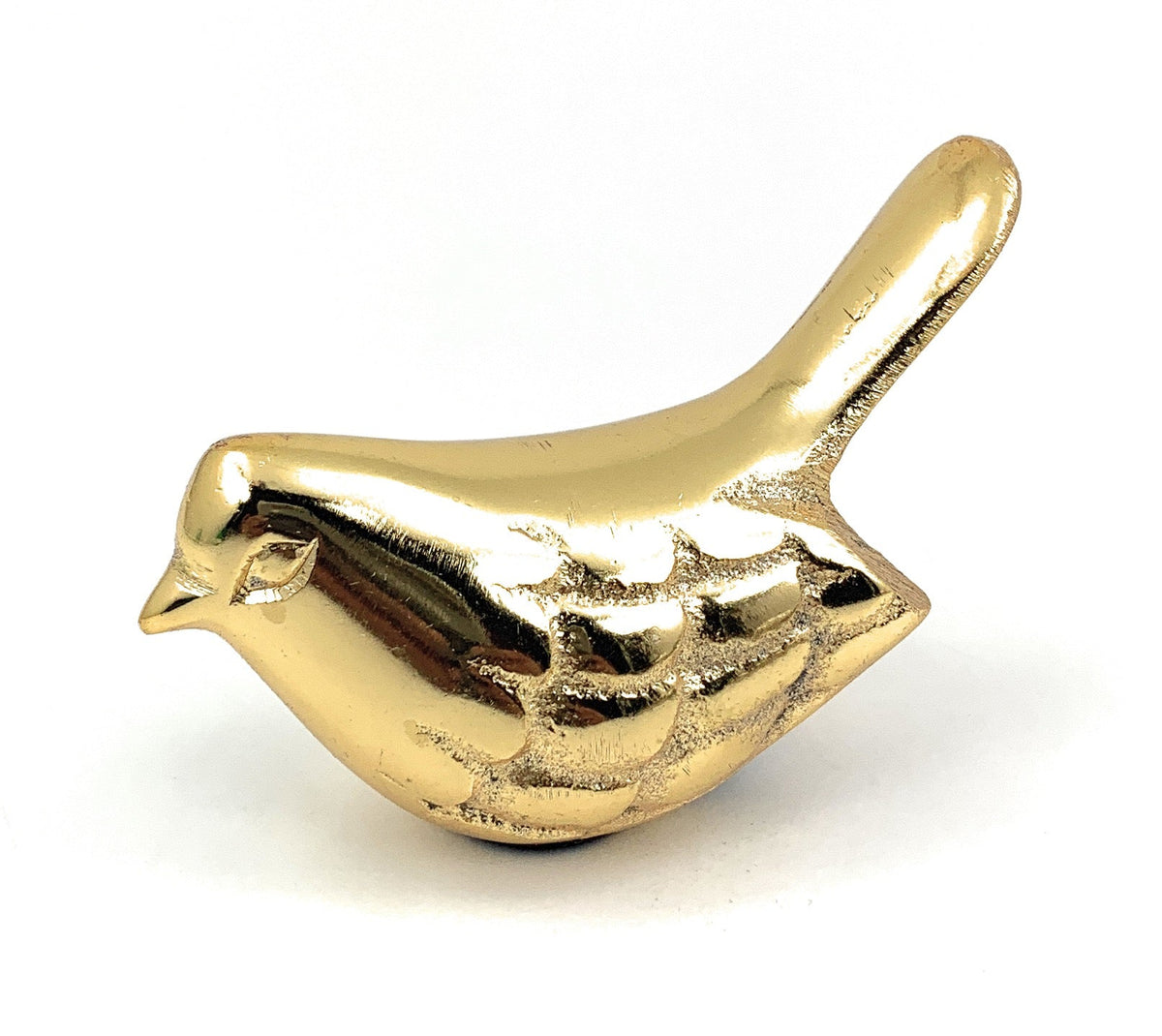 Vibhsa Bird Figurines Symbols of Health & Happiness (Gold Rustic)