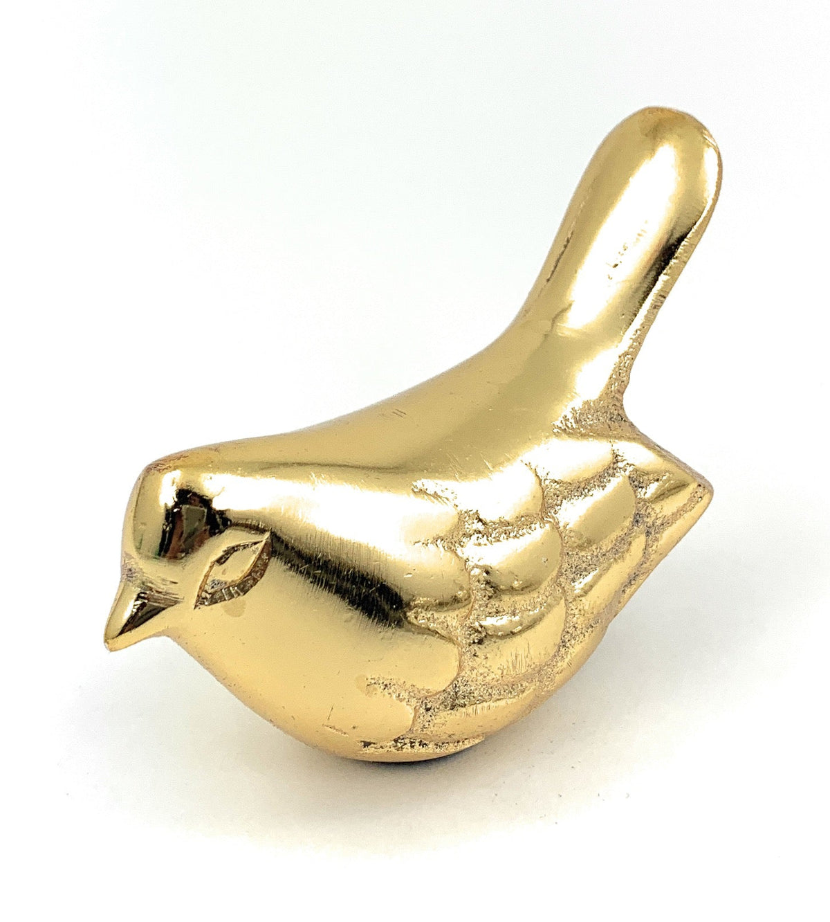 Vibhsa Bird Figurines Symbols of Health & Happiness (Gold Rustic)