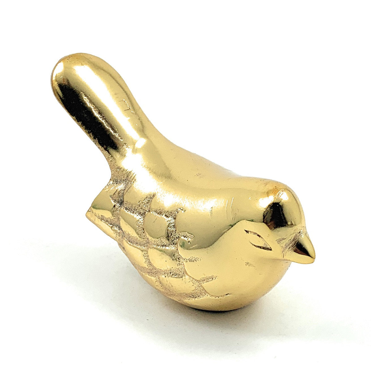 Vibhsa Bird Figurines Symbols of Health & Happiness (Gold Rustic)