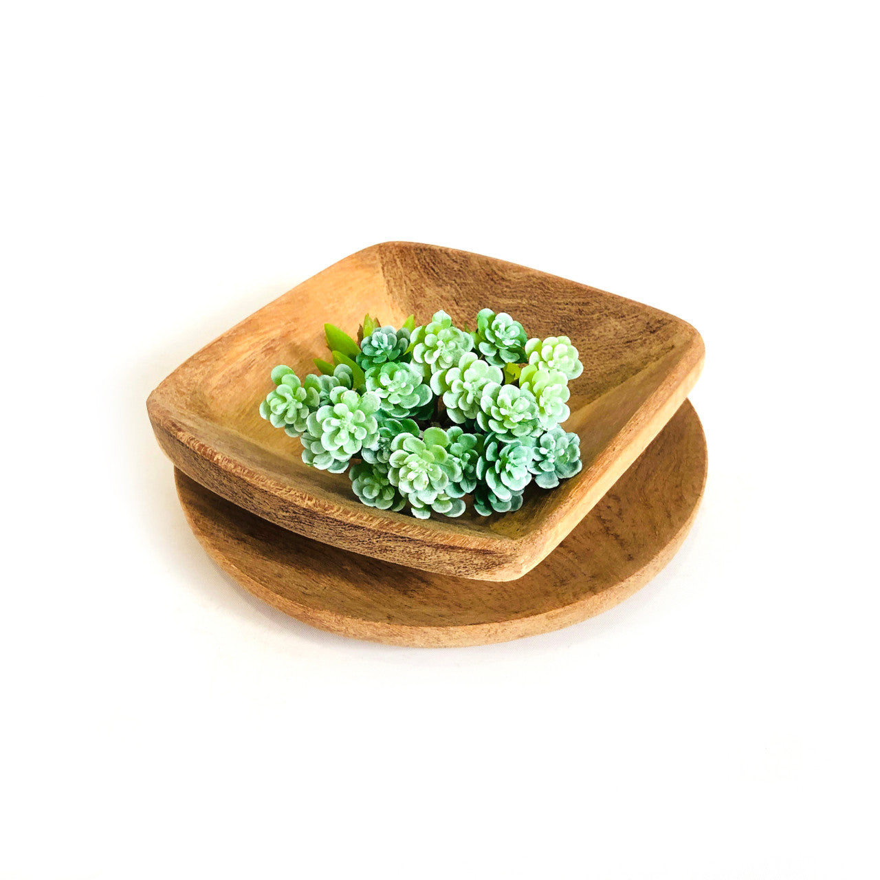 Square Teak Serving Platter