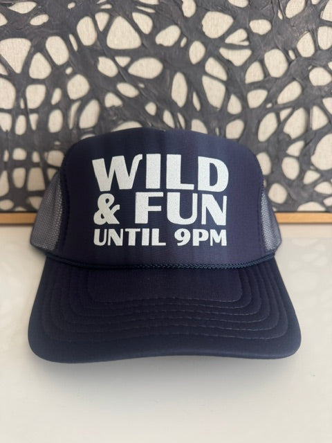 Midlifers WILD + FUN until 9pm navy trucker hat