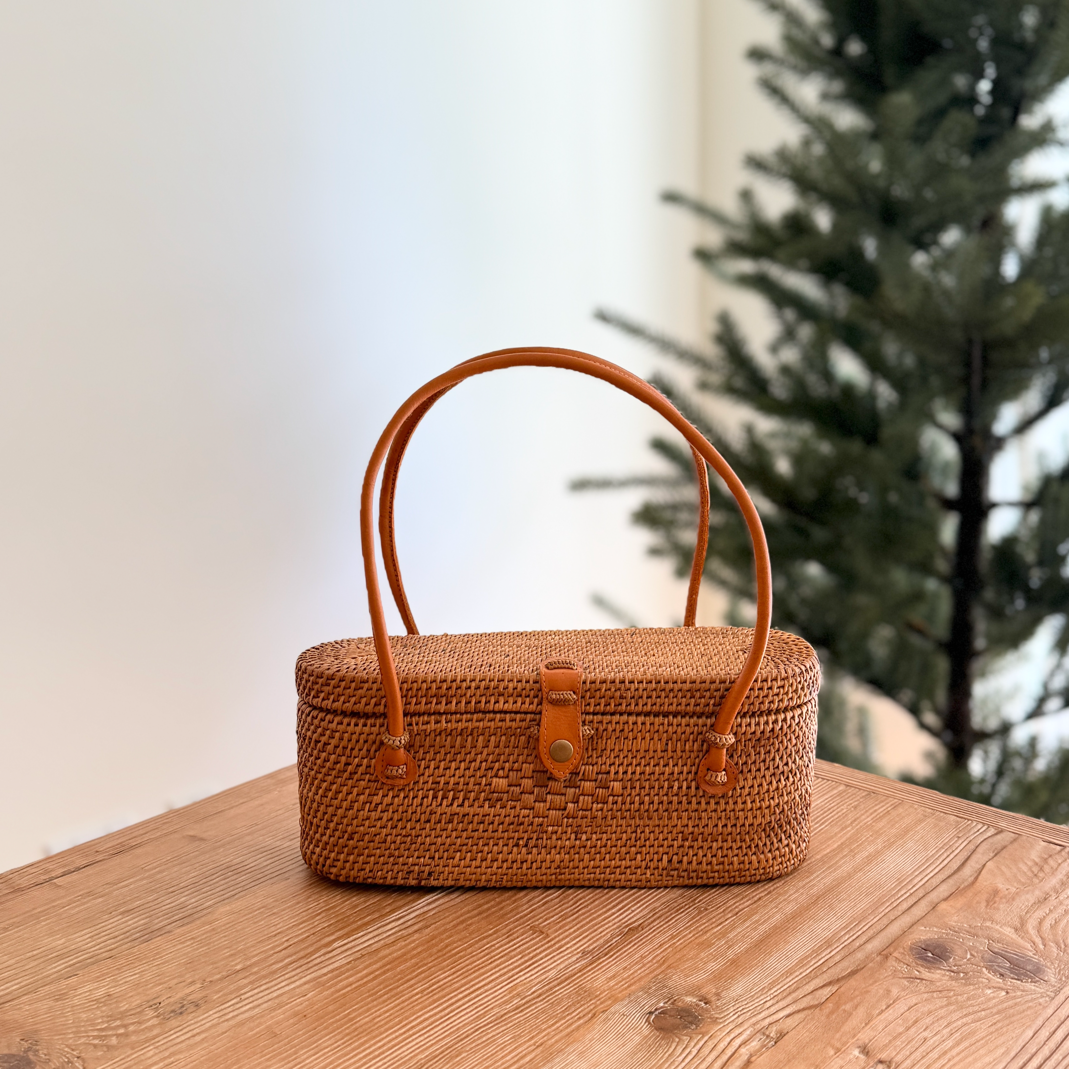 Bali Rattan Bag - Evelyn