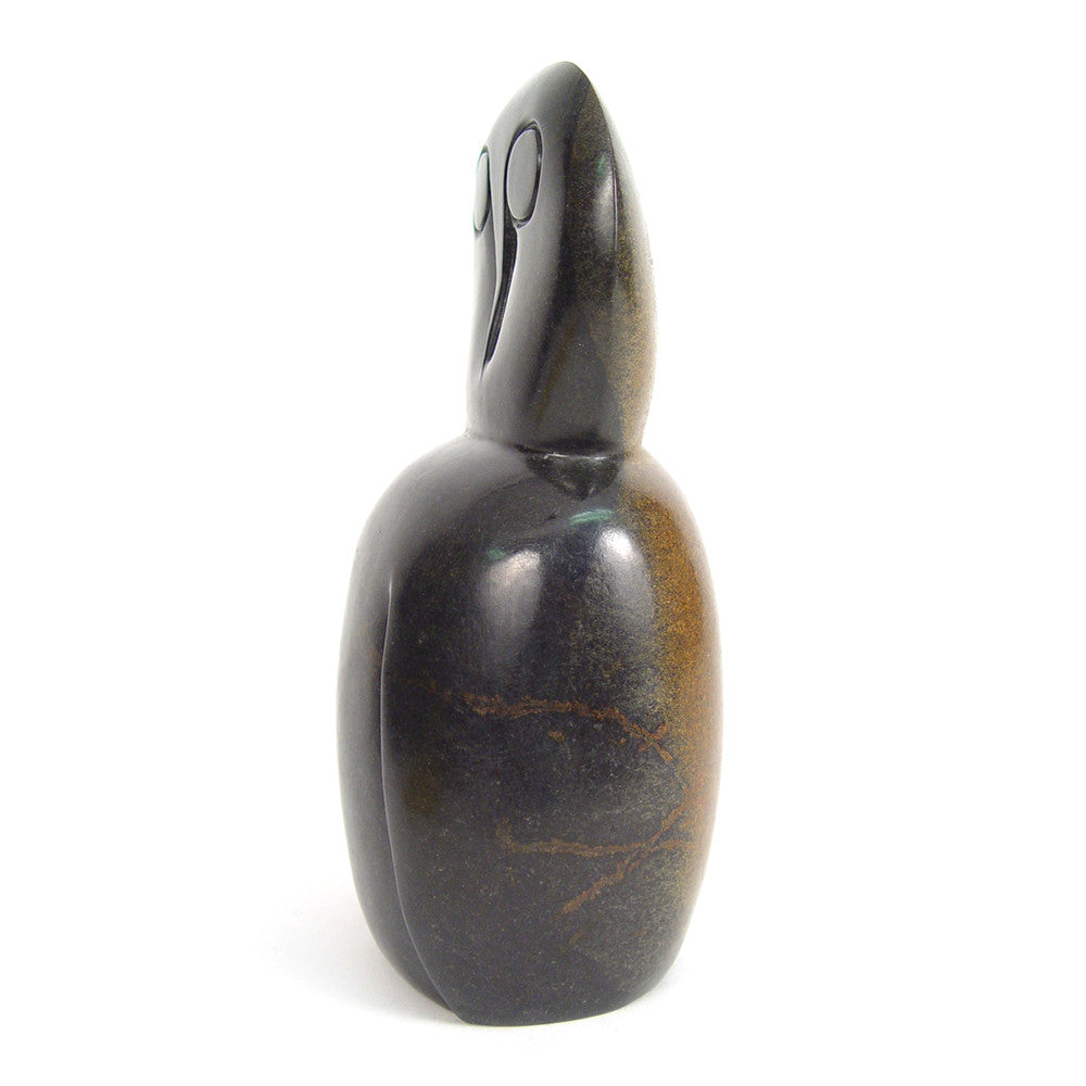 Stone Owl - Abstract Sculpture - One of a kind sculpture