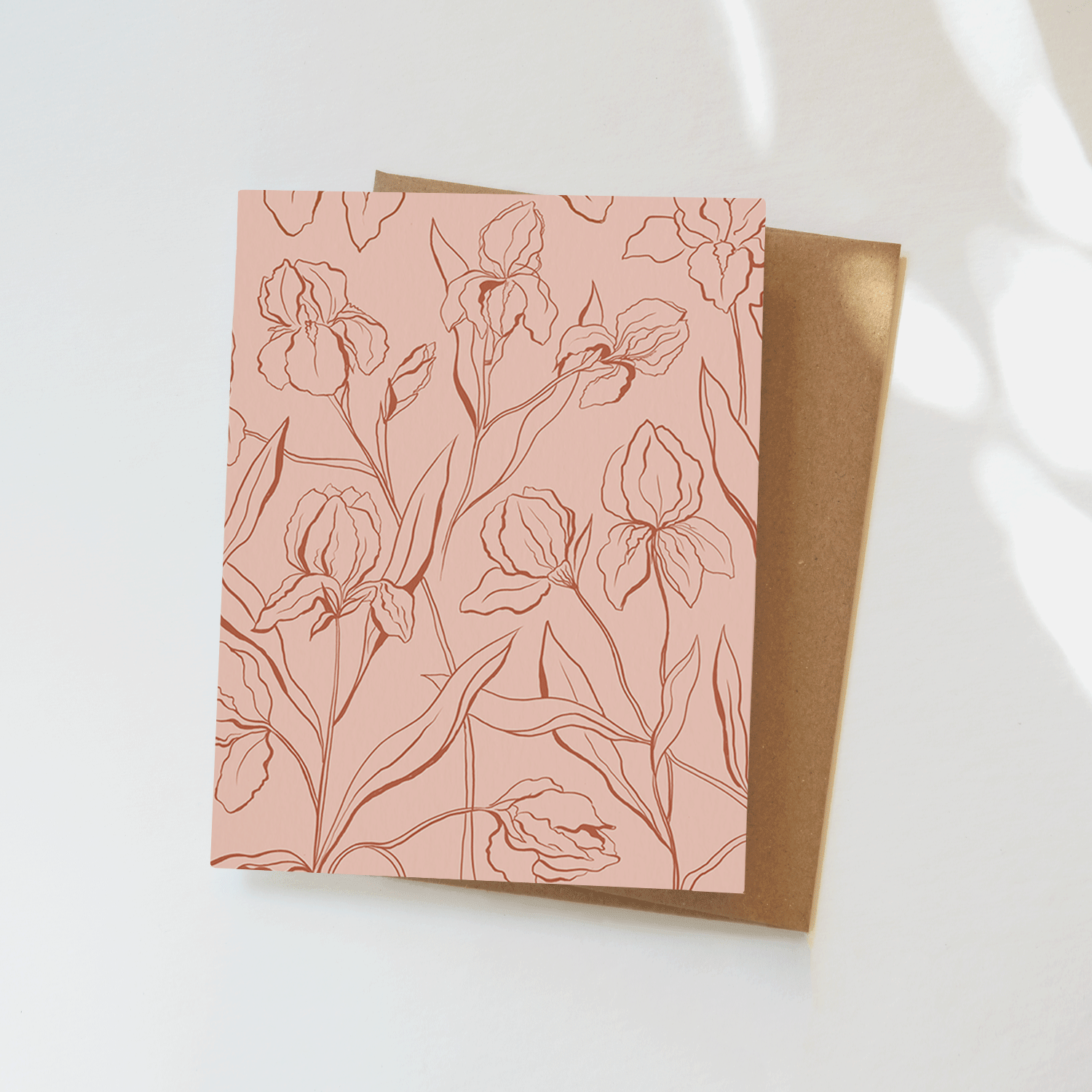 Iris Greeting Card