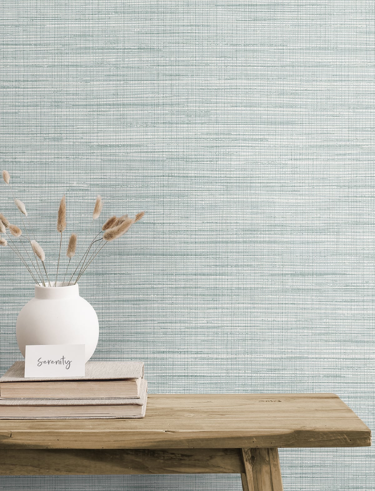 Japandi Style Mei Stringcloth Unpasted Wallpaper