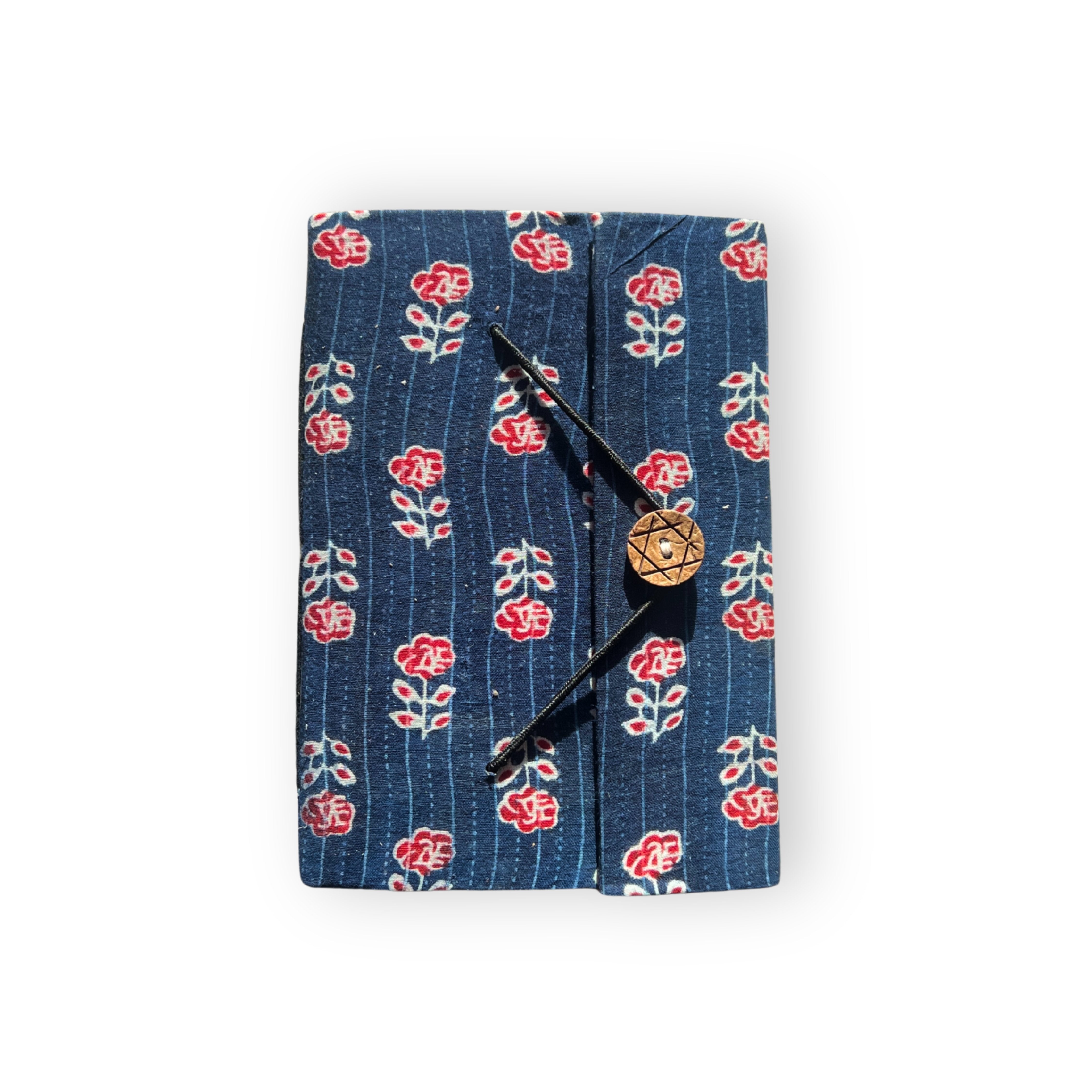 Handcrafted Recycled Paper Journal A5 - Azure Blue