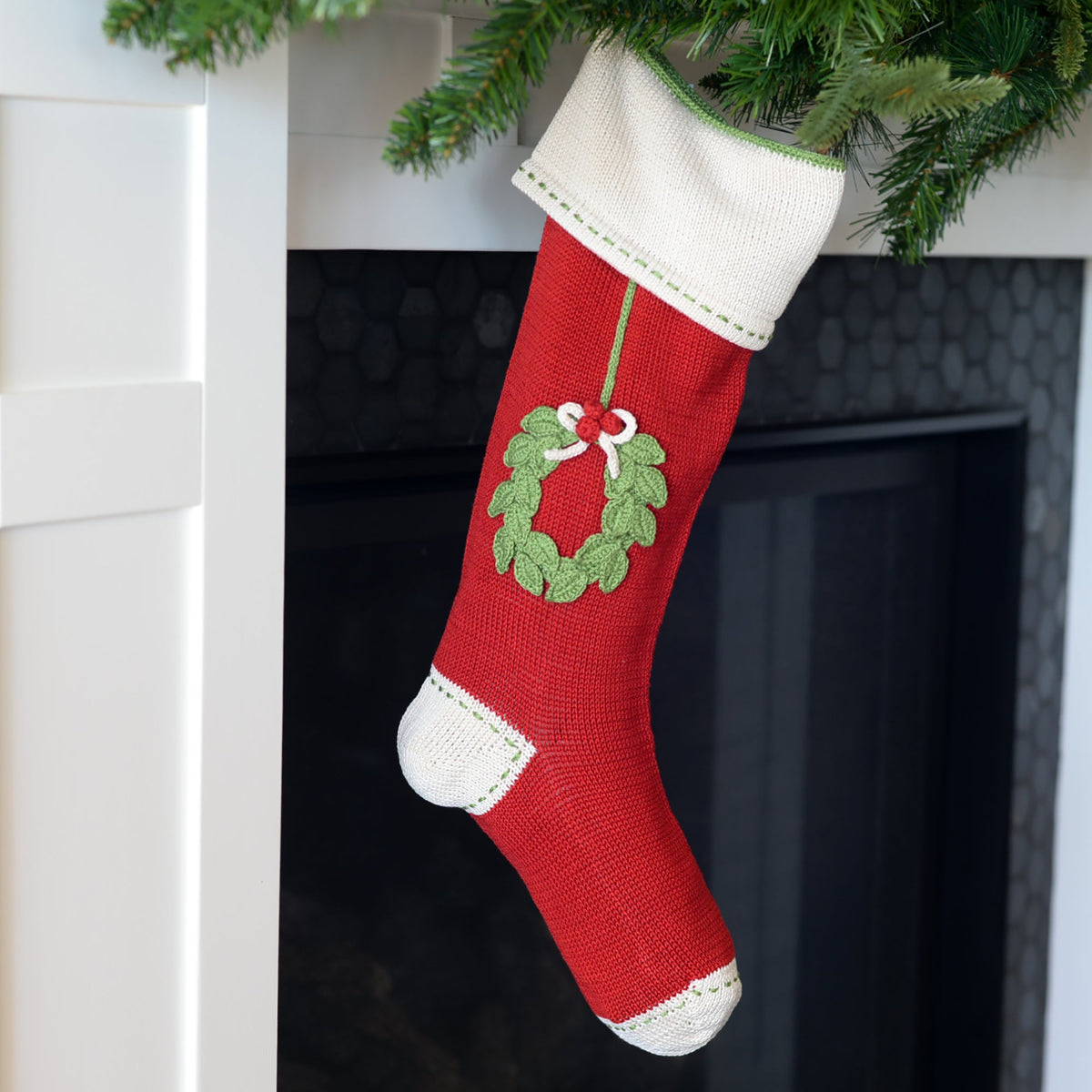 Wreath Stocking