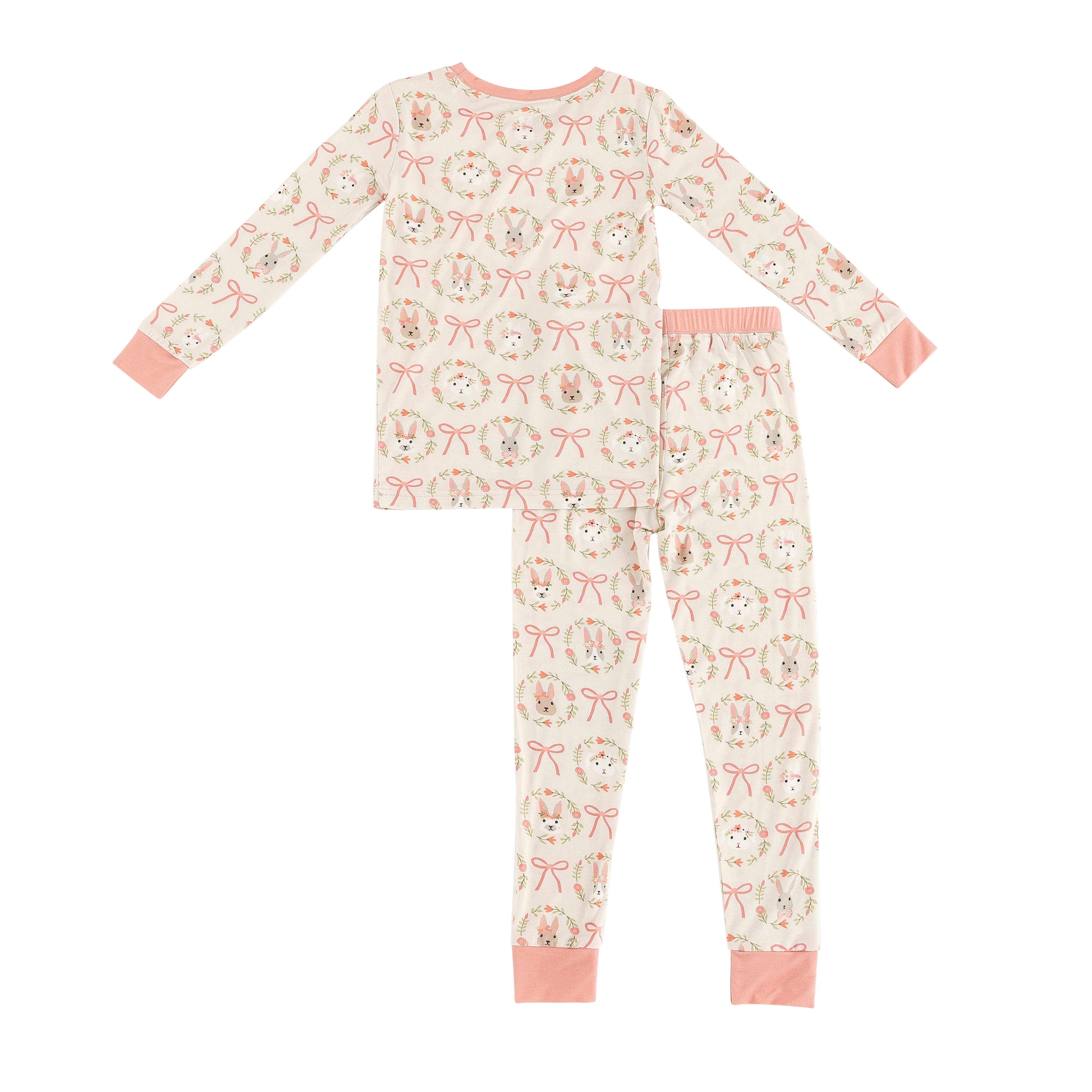 Bows & Bunnies (Long Sleeve PJ)