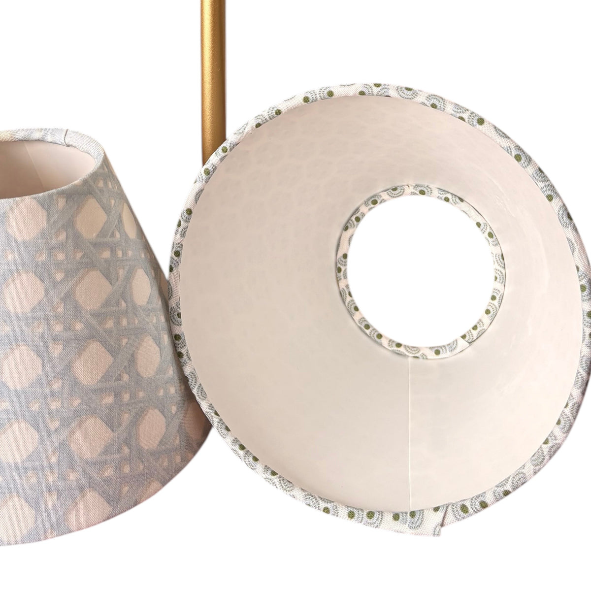 LED Lamp Shade Cover | Blue Rattan