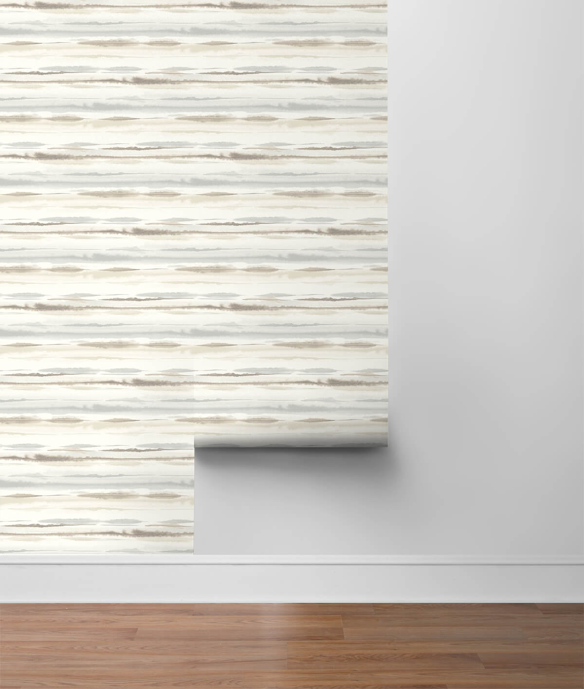 Luxe Haven Horizon Stripe Peel and Stick Removable Wallpaper