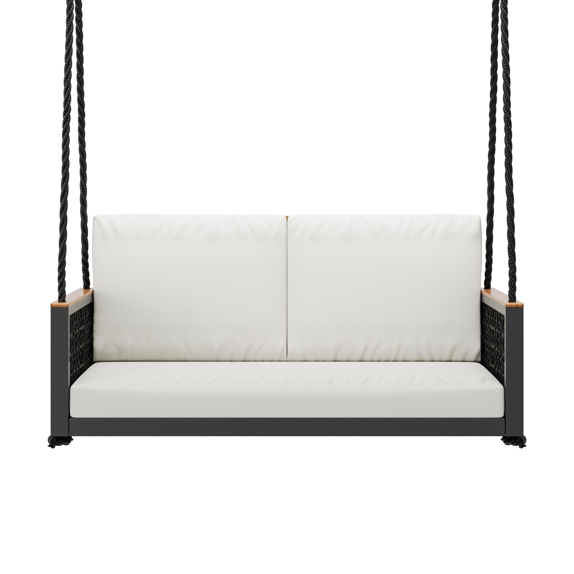 East Green Linden Porch Swing With Cushions