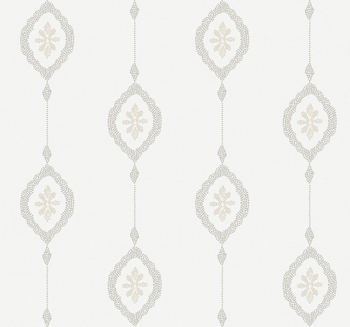 Beach House Sand Dollar Striped Unpasted Wallpaper