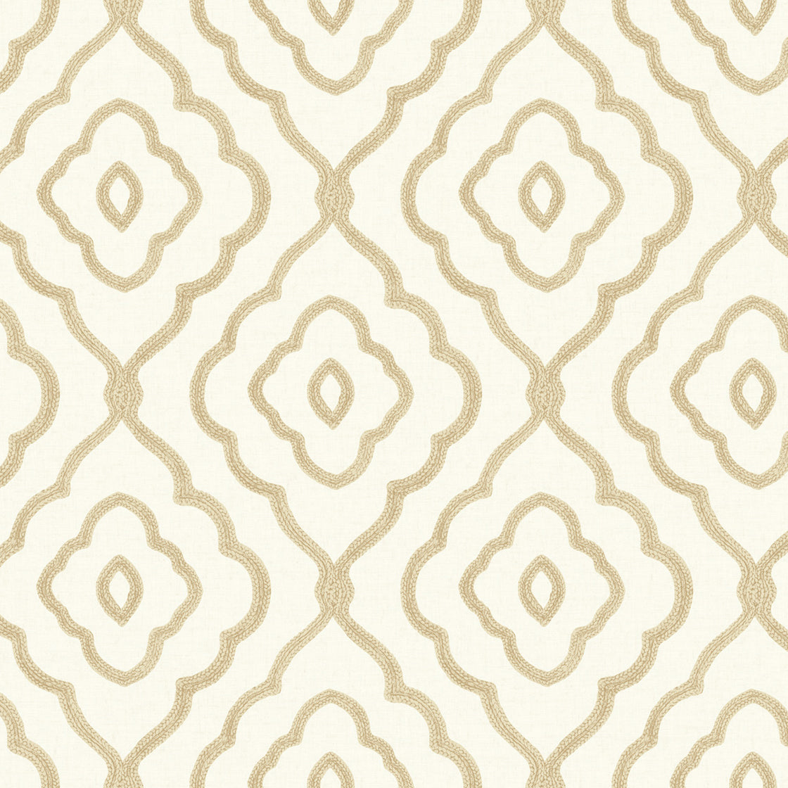 Beach House Seaside Ogee Unpasted Wallpaper